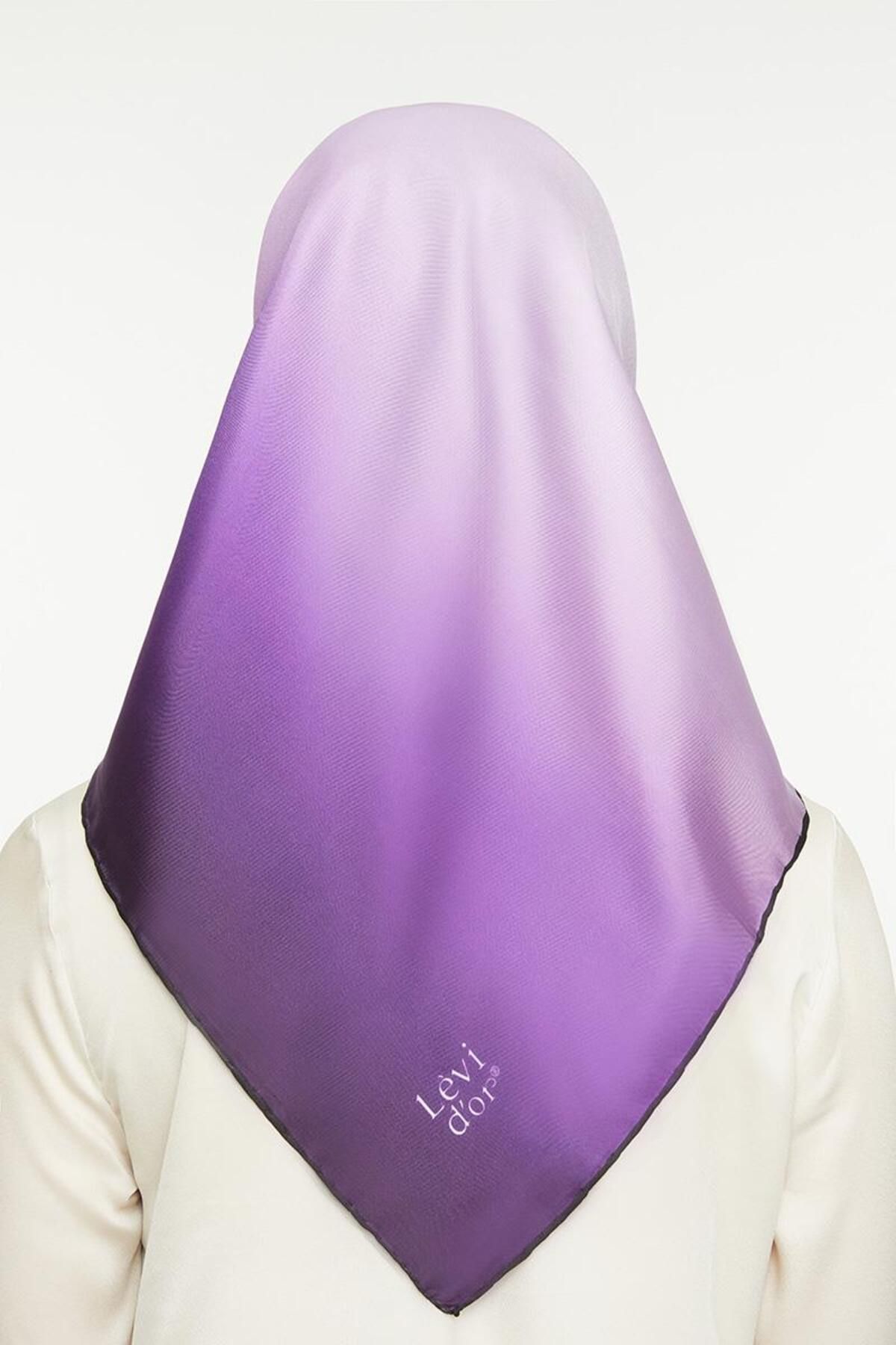 روسری بنفش IPEK خالص Twill Purple Levidor