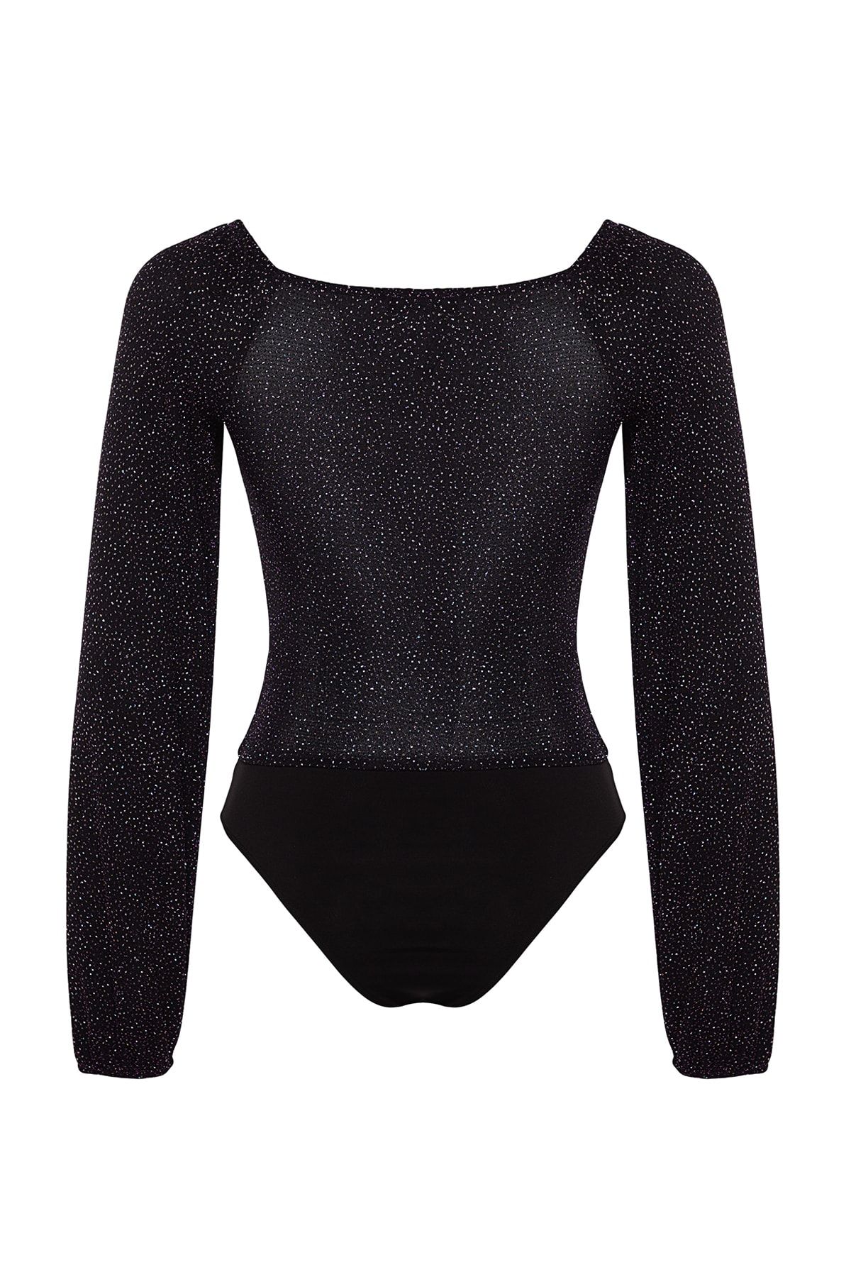 Trendyol Collection-Lila csillogó test TPRAW24BD00016 8