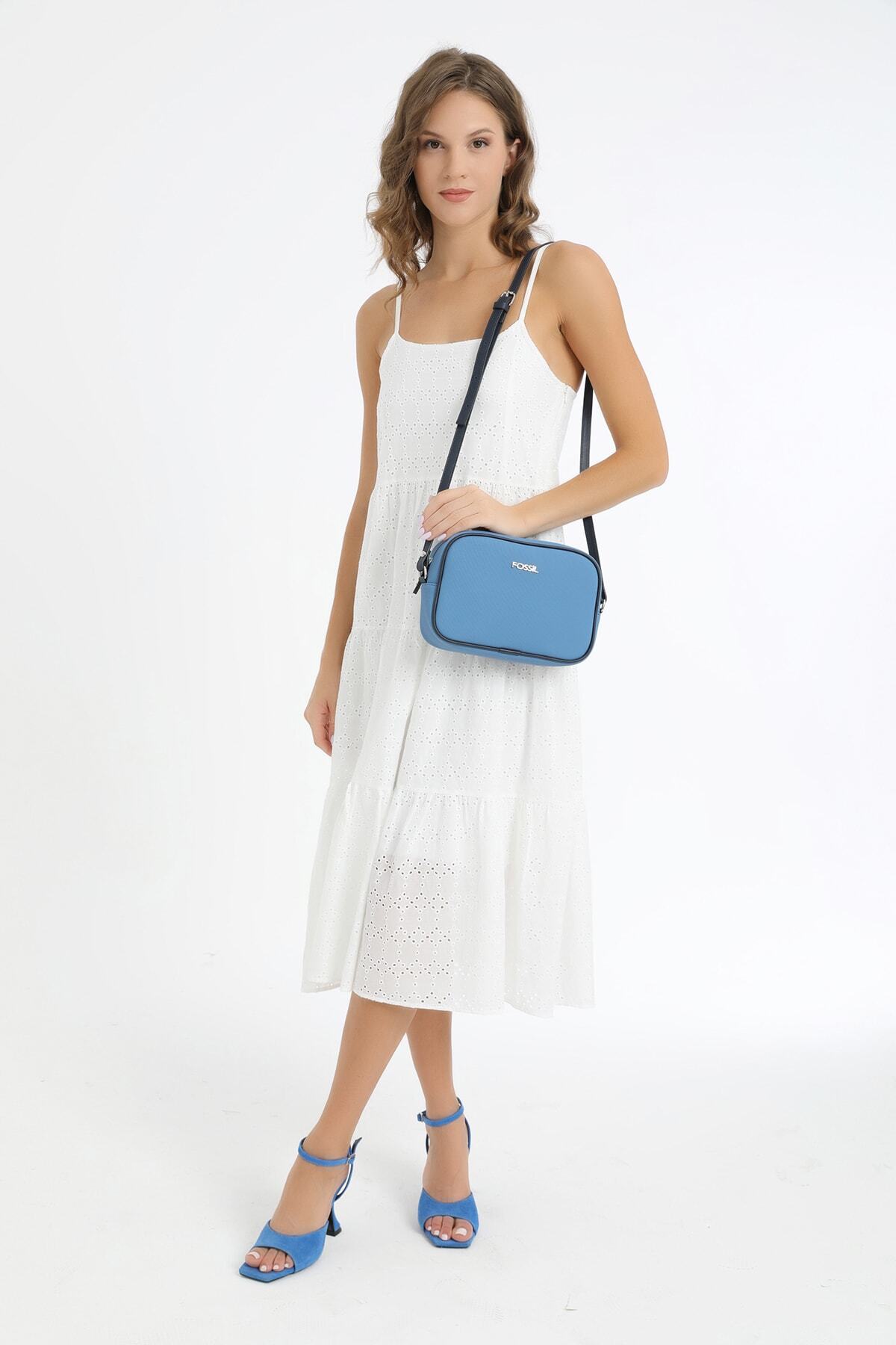 کیف شانه زنانه آبی