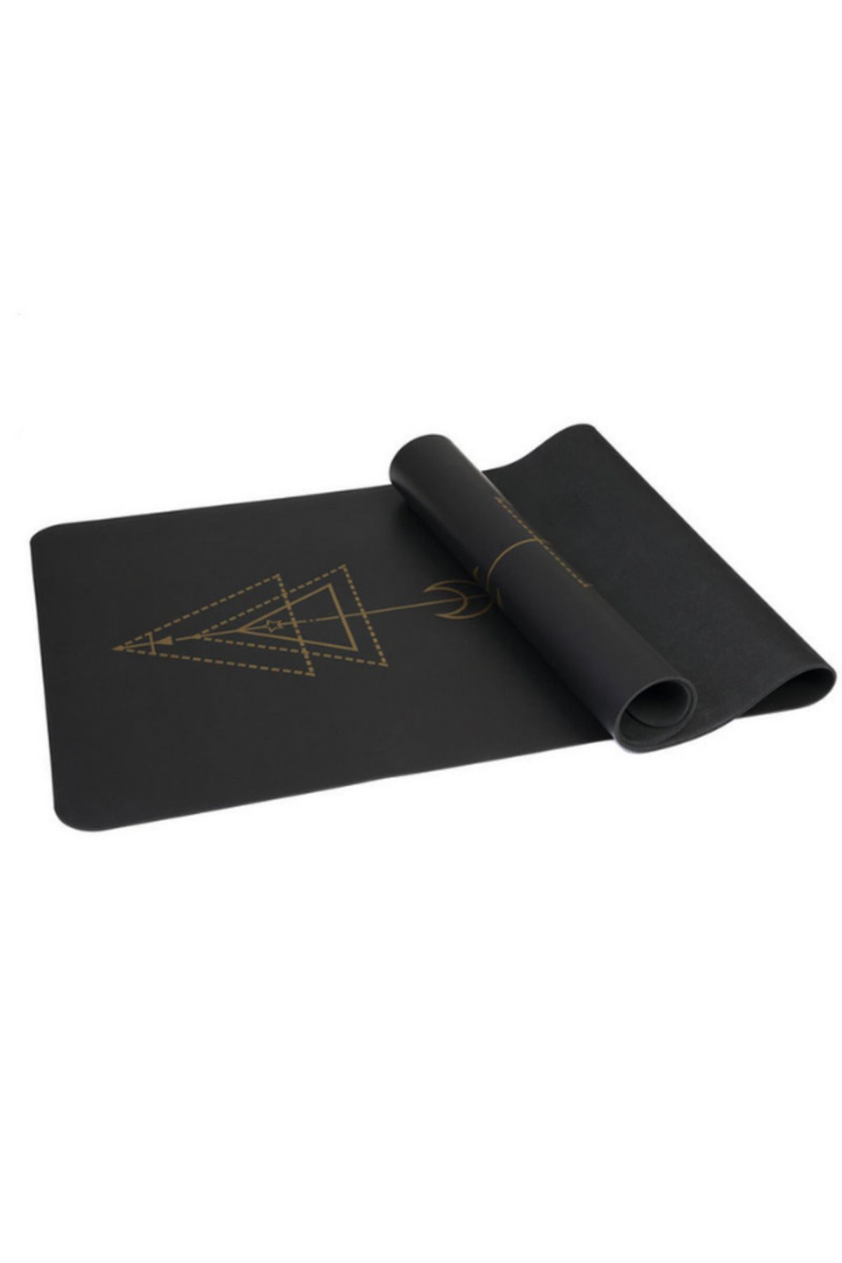 زیرانداز پیلاتس یوگا PREMIUM GOLD SERIES 5 میلی متر سیاه لاستیک اکولوژیکی طبیعی XTR Fitness