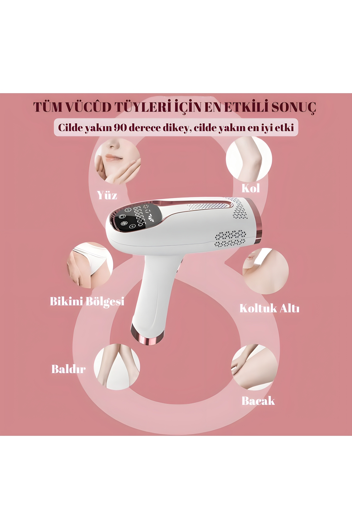 RİOMİ Ipl Buz Lazer Epilasyon 999.999 Atım Otomatik/manuel Dokunmatik