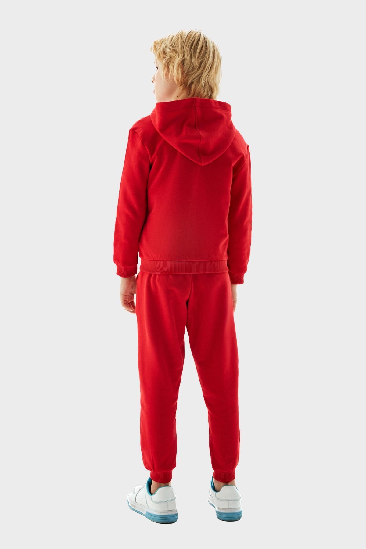Red deals tracksuit top