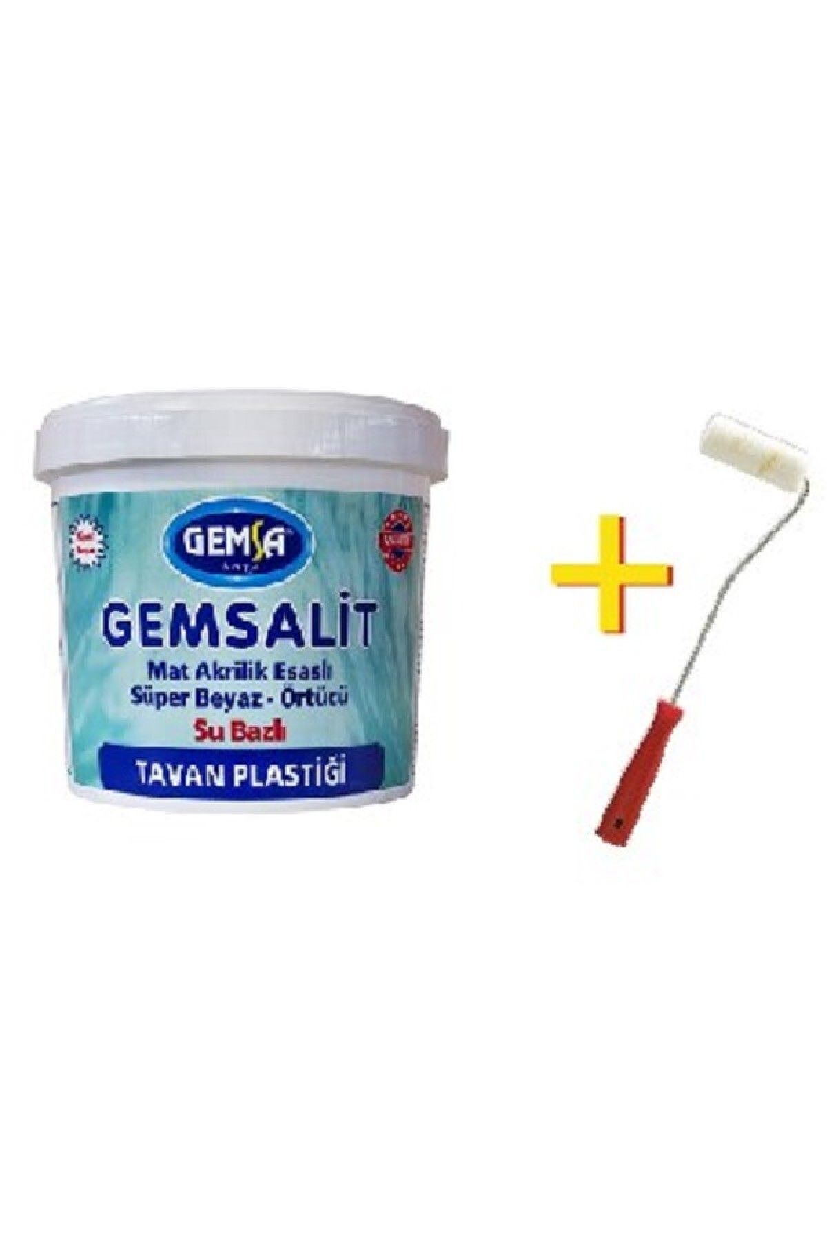 GEMSA BOYA Gemsalit Tavan Boyası Su Bazlı Süper Beyaz 9kg