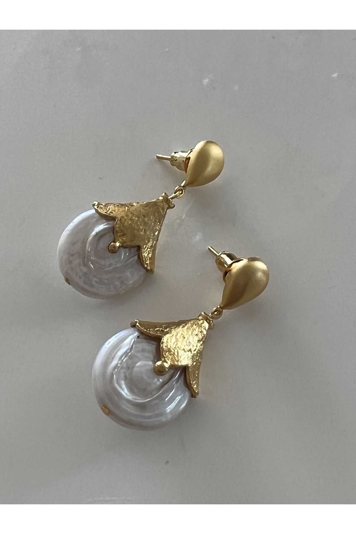 14k gold deals pearl earrings