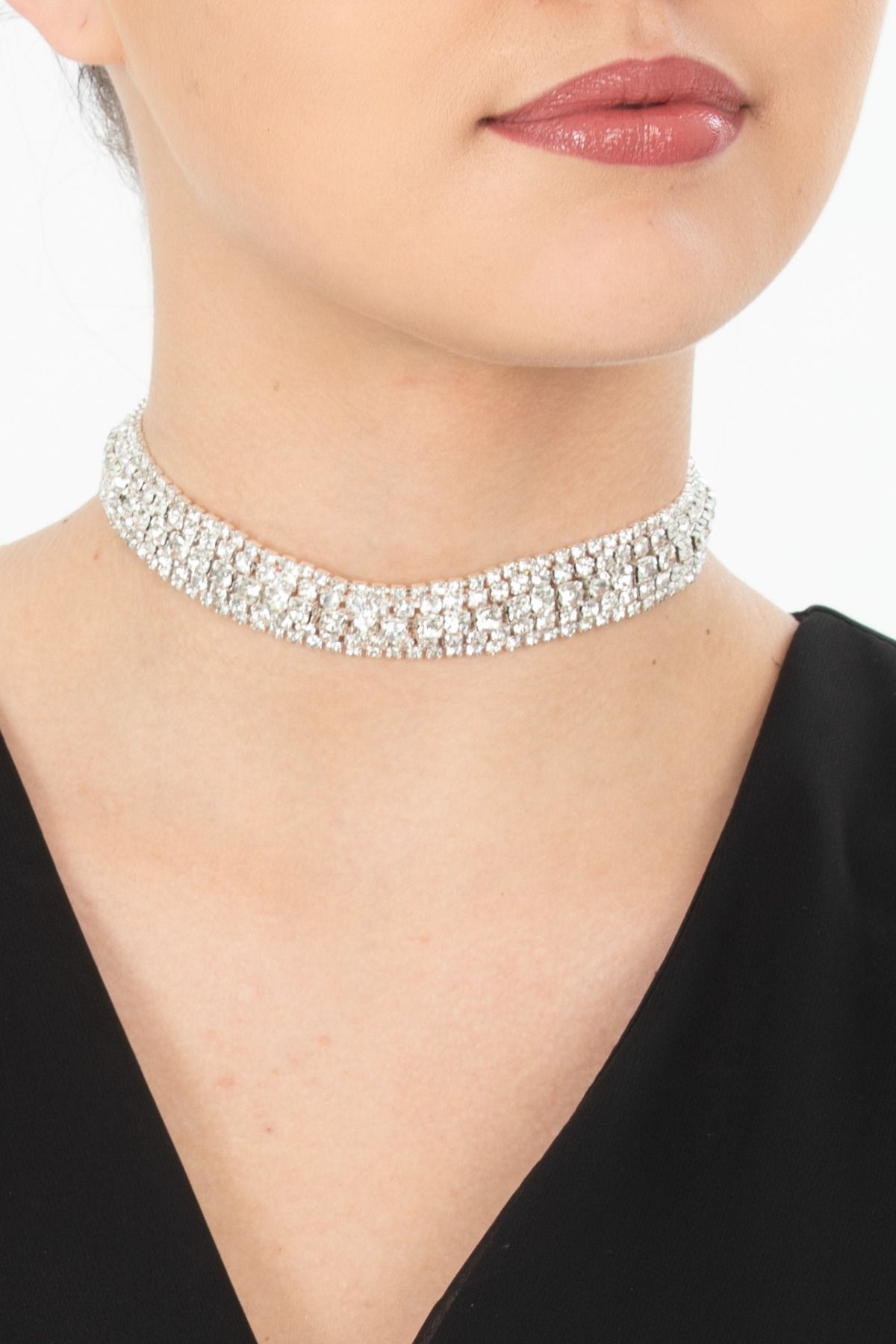 Forever 21 silver choker hotsell