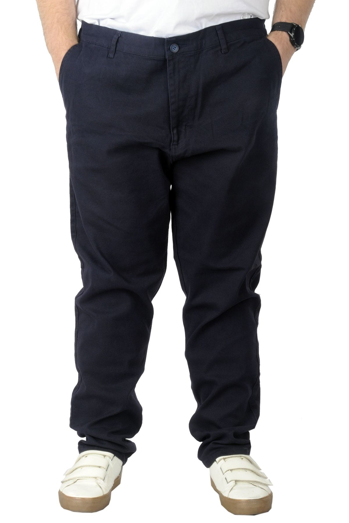 Mode Xl Büyük Beden Erkek Gabardin Pantolon Doğa 22850 Lacivert