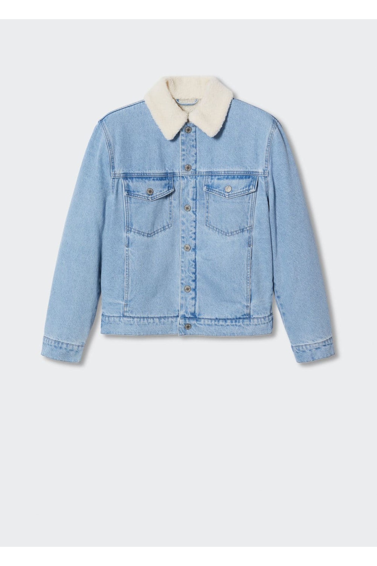 ژاکت مردانه آبی MANGO Man | 47090653 اورجینال - تصویر 3