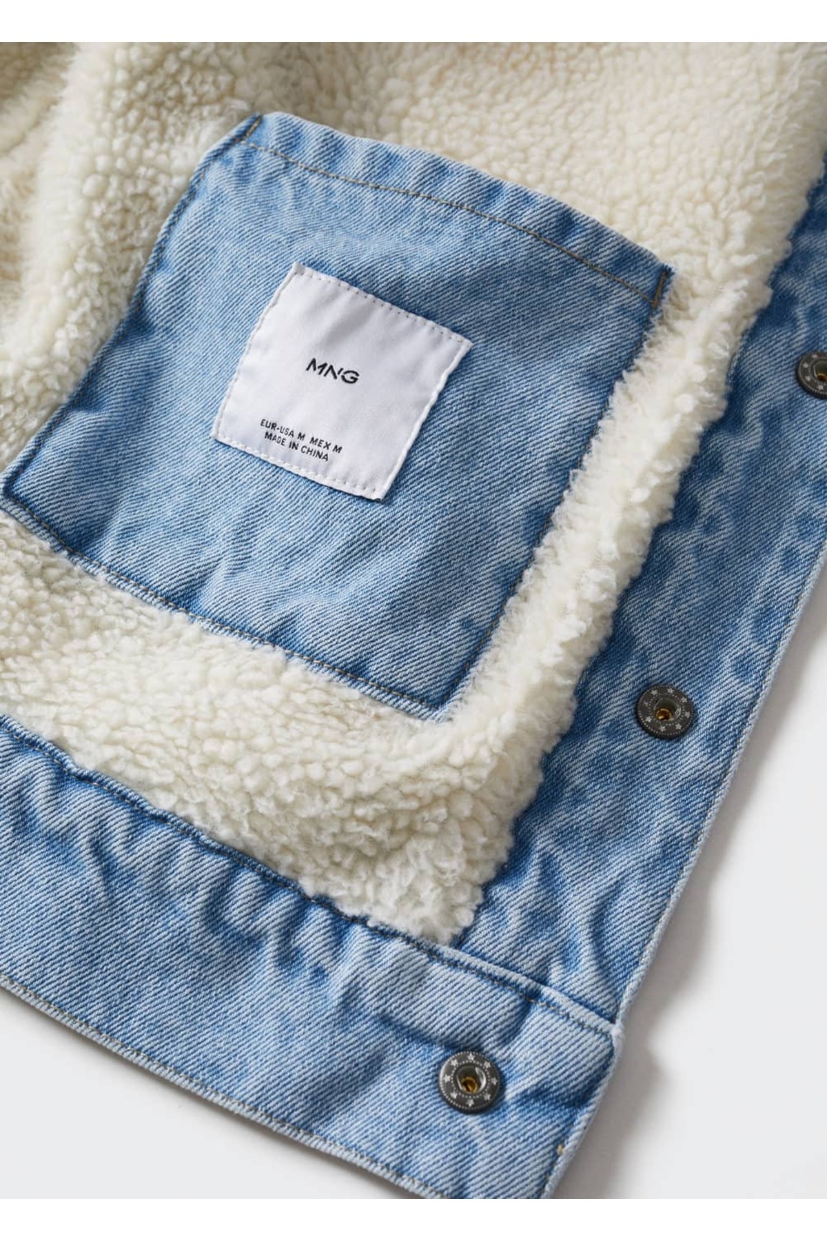 ژاکت مردانه آبی MANGO Man | 47090653 اورجینال - تصویر 6