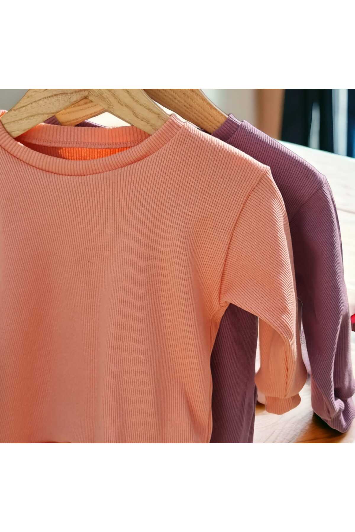 سویشرت پسرانه صورتی Genel Markalar | İKİLİSWEAT اورجینال - تصویر 2