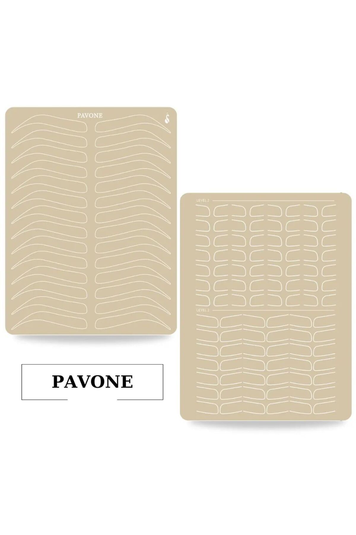 Pavone-Microblading Practice Skin - Permanent Makeup Practical Latex - With Eyebrow Starter Template 4