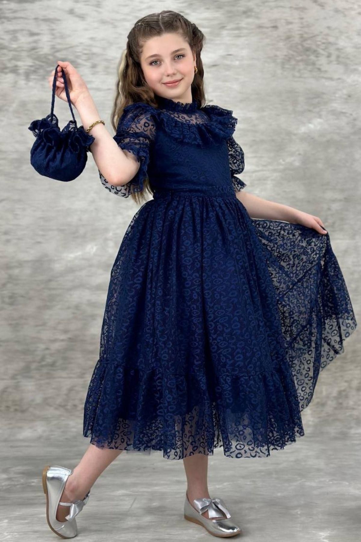 Blue dress for 13 shop year old