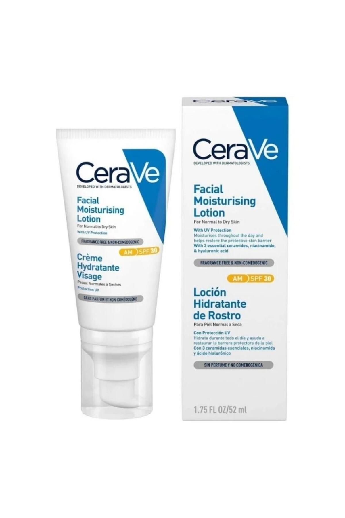 کرم مرطوب کننده ضد آفتاب با SPF30 با ویتامین B3 50 میلی لیتر CeraVe