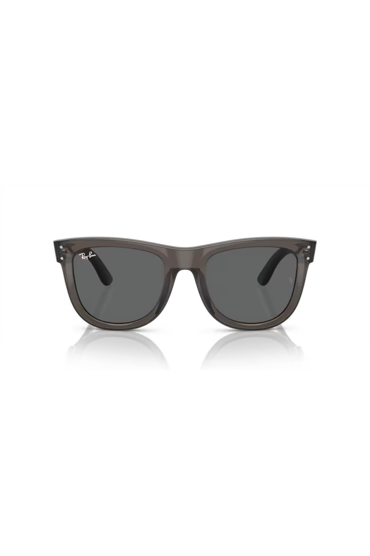 Ray Ban Sunglasses Gray Geometric Trendyol