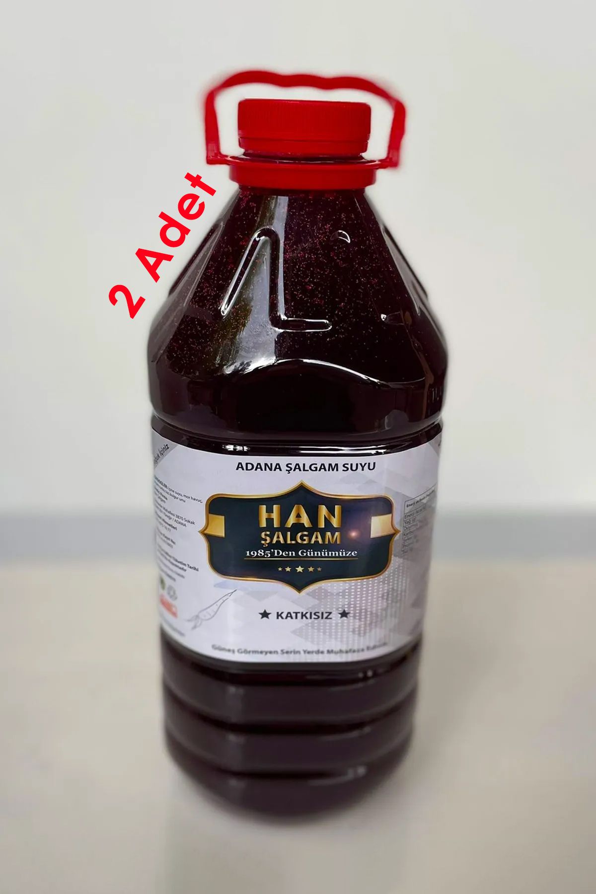 HAN Şalgam Katkısız Adana Şalgamı ACILI 3 LT (2 Adet)