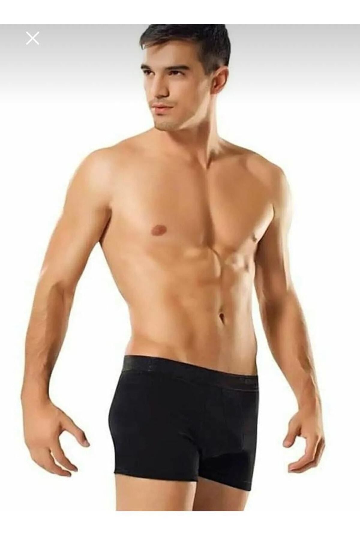 Ikili Likralı Tutku Erkek Boxer