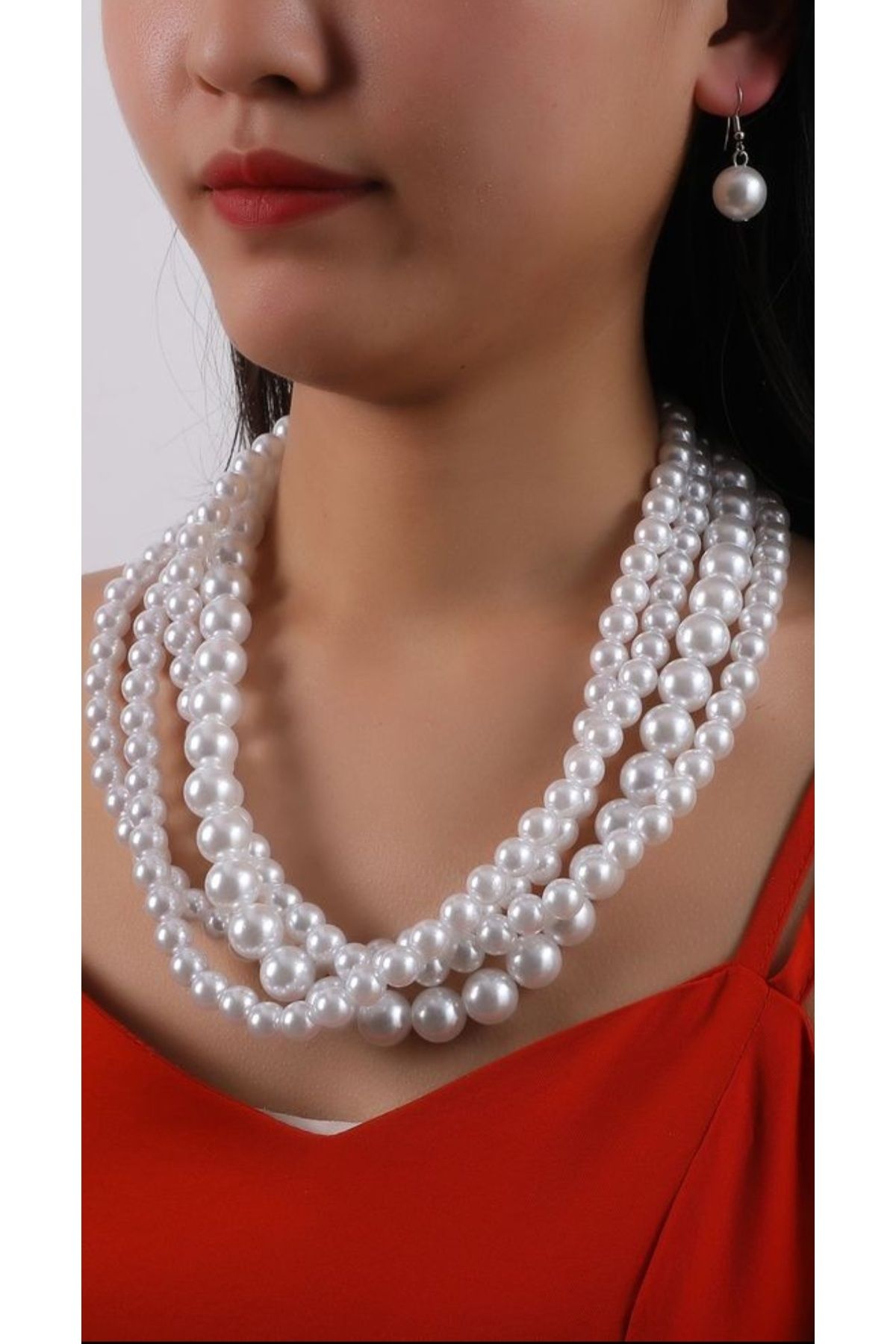 Elegant pearl outlet necklace