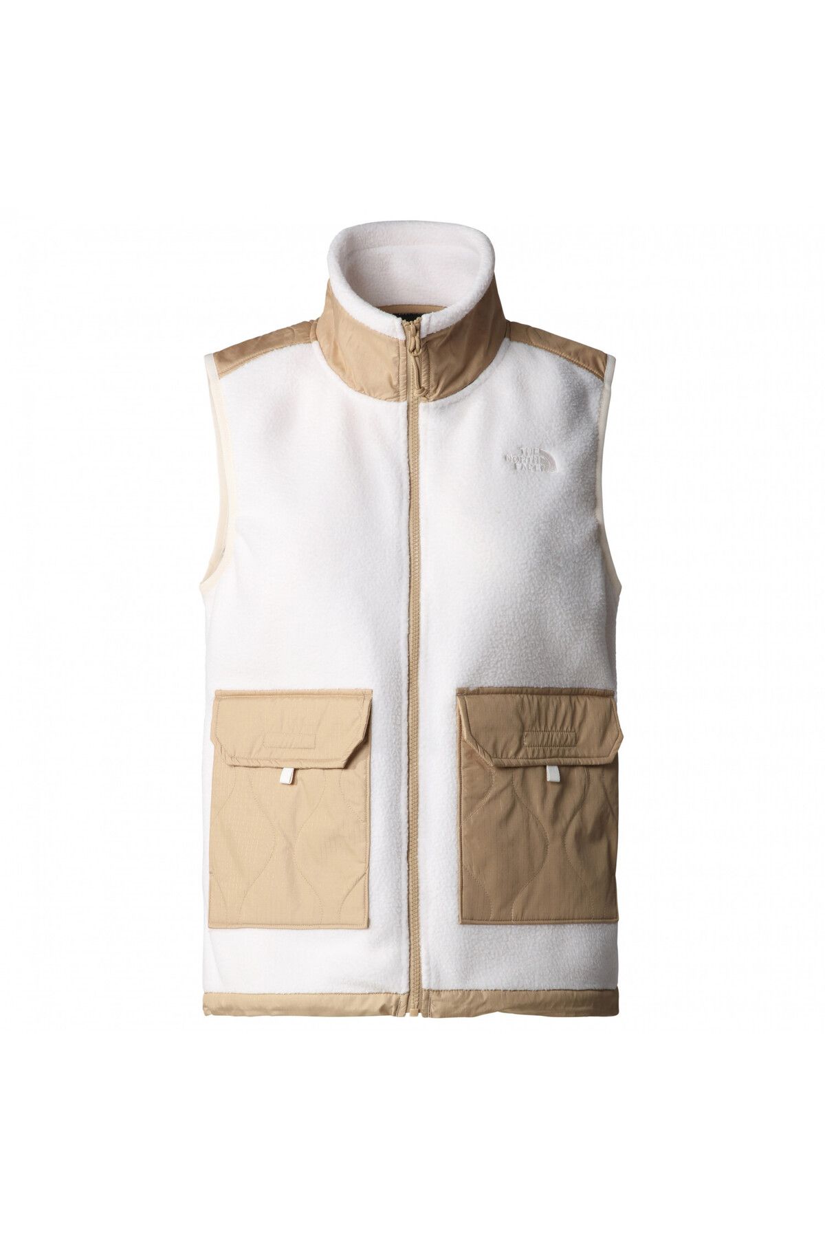 North face furry fleece vest outlet