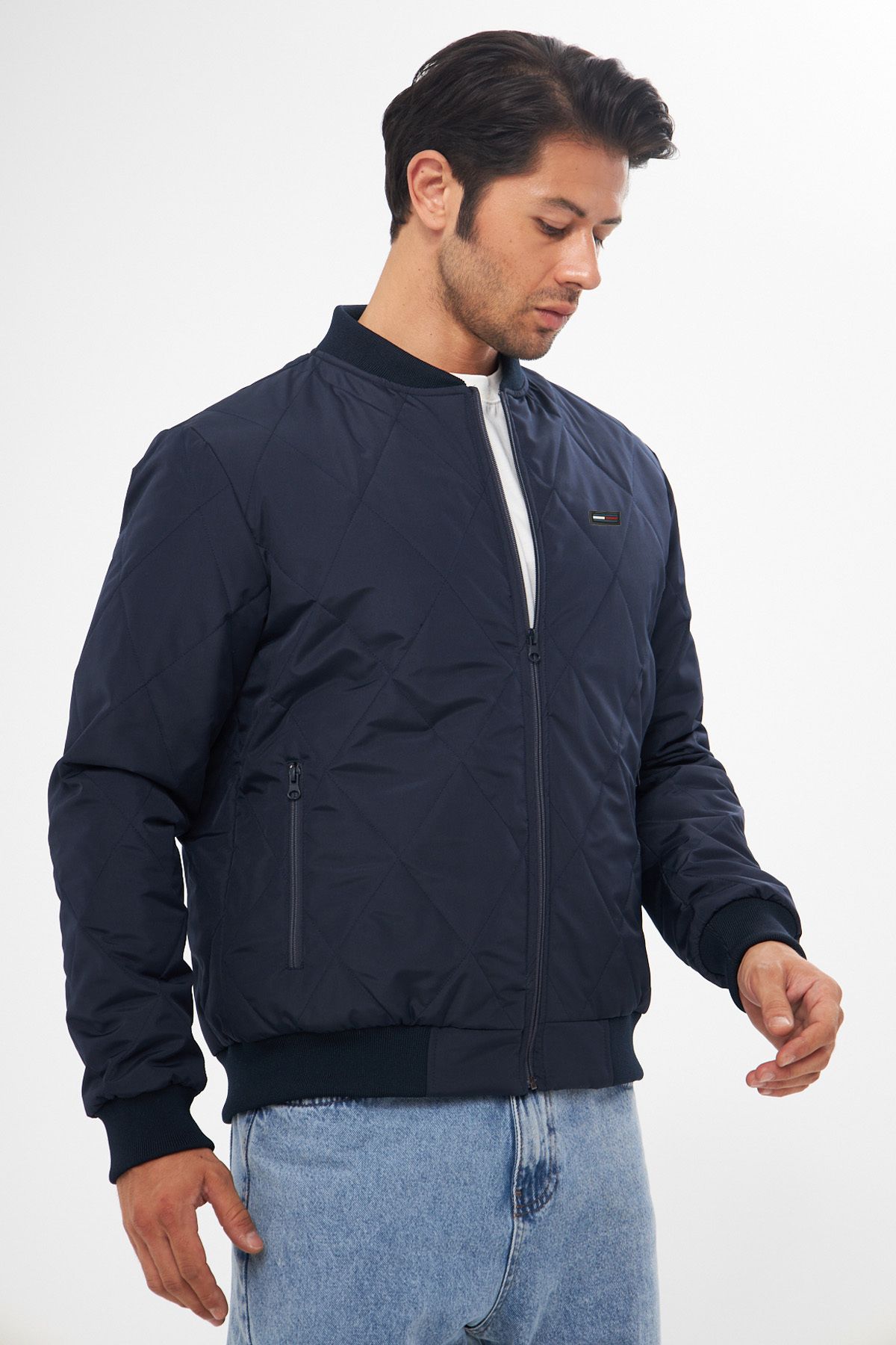 Dark blue parka sales mens
