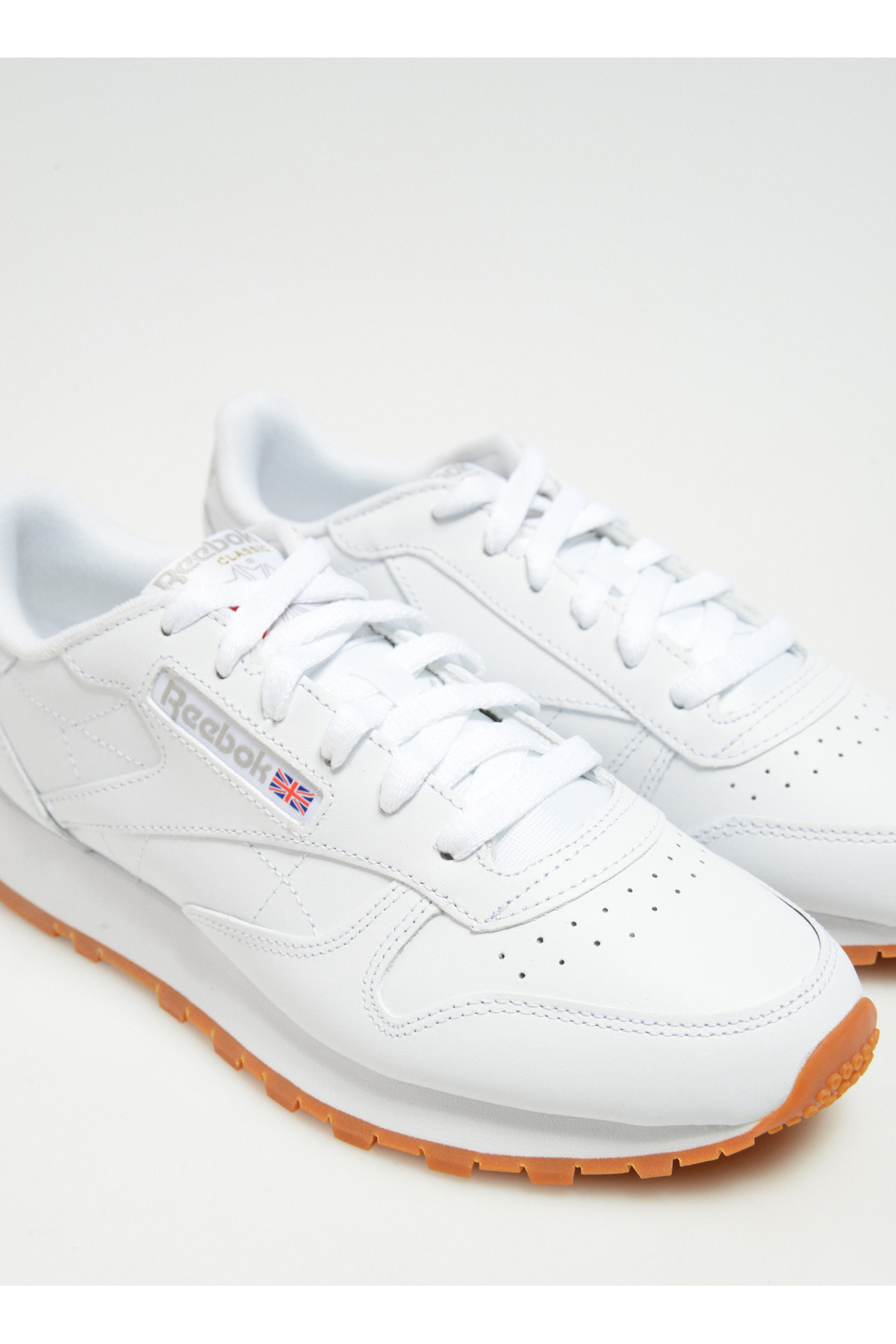 کفش Reebok ریباک سبک زندگی زنانه سفید GY0956 CLASSIC CEATHER اورجینال - تصویر 5