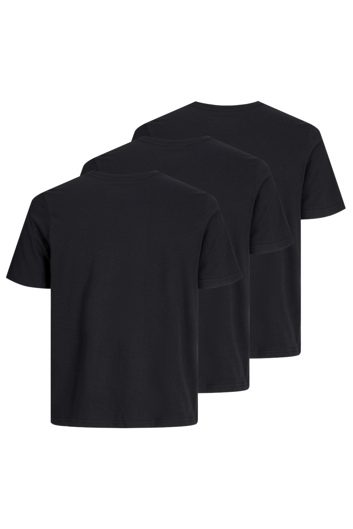 تیشرت مردانه مشکی جک اند جونز | 12248076 اورجینال - تصویر 3