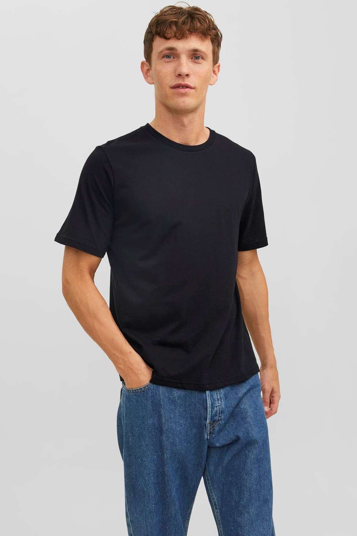 تیشرت مردانه مشکی جک اند جونز | 12248076 اورجینال - تصویر 8