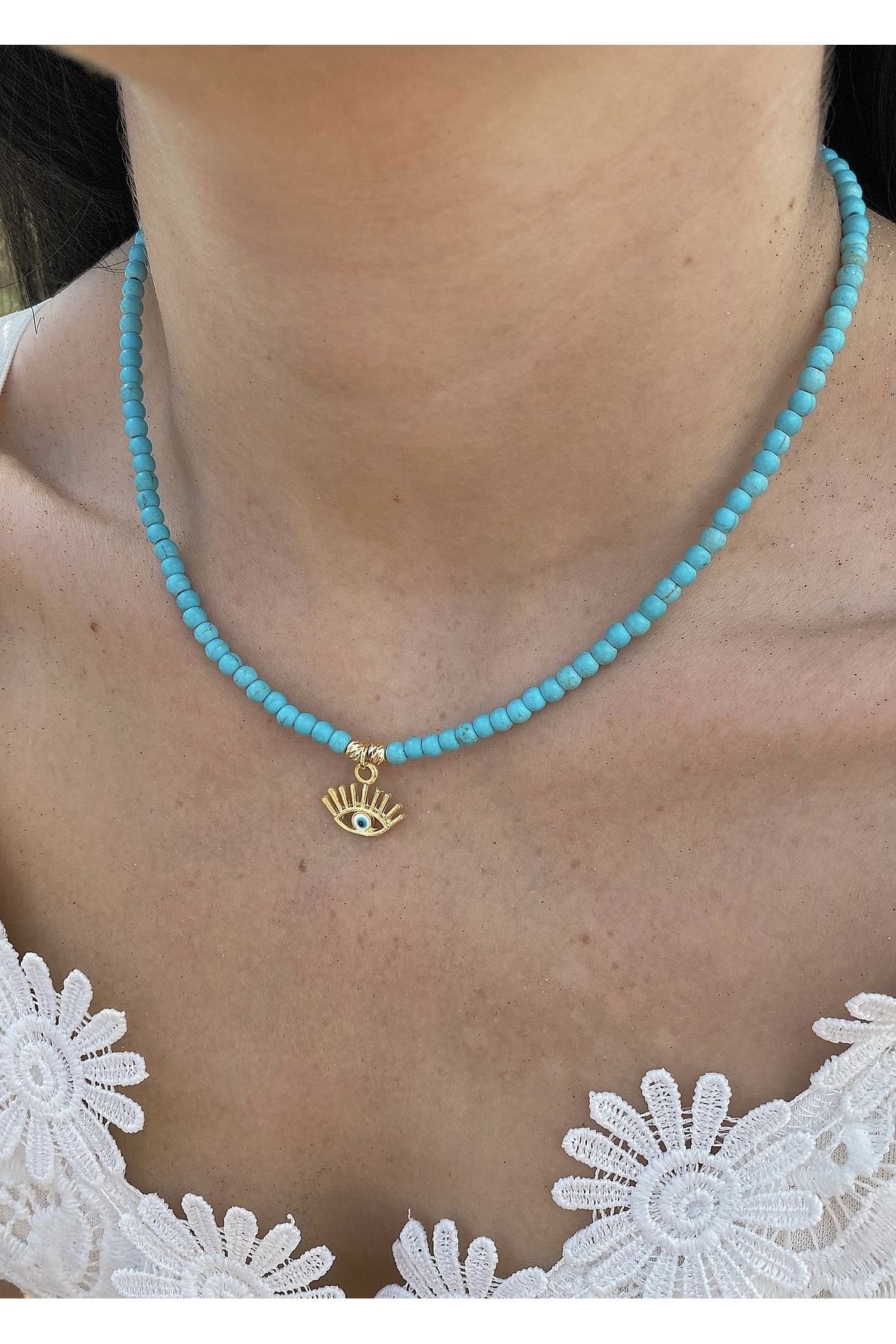 Blue stone chain hotsell