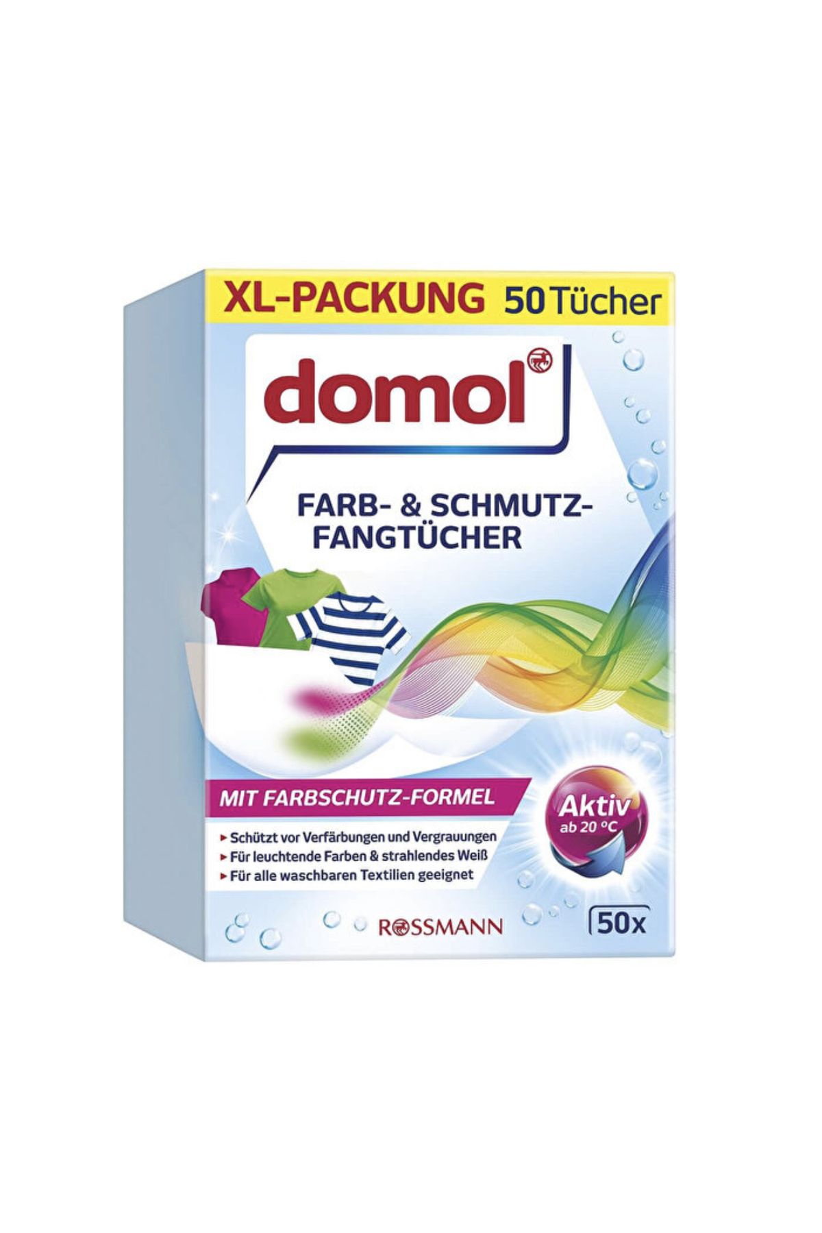 DOMOL Renk Ayırıcı Mendil Çamaşır Makinesi için 50’li