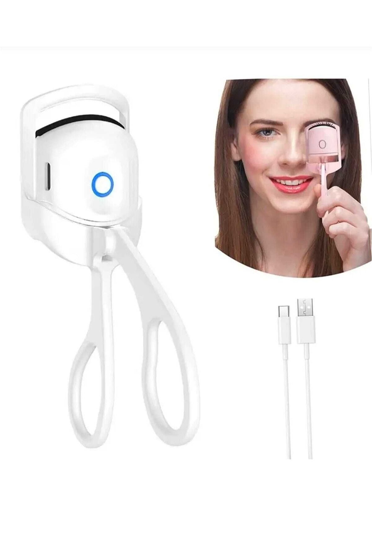 Rose Taşınabilir Elektrikli, Isıtmalı Kirpik Kıvırıcı