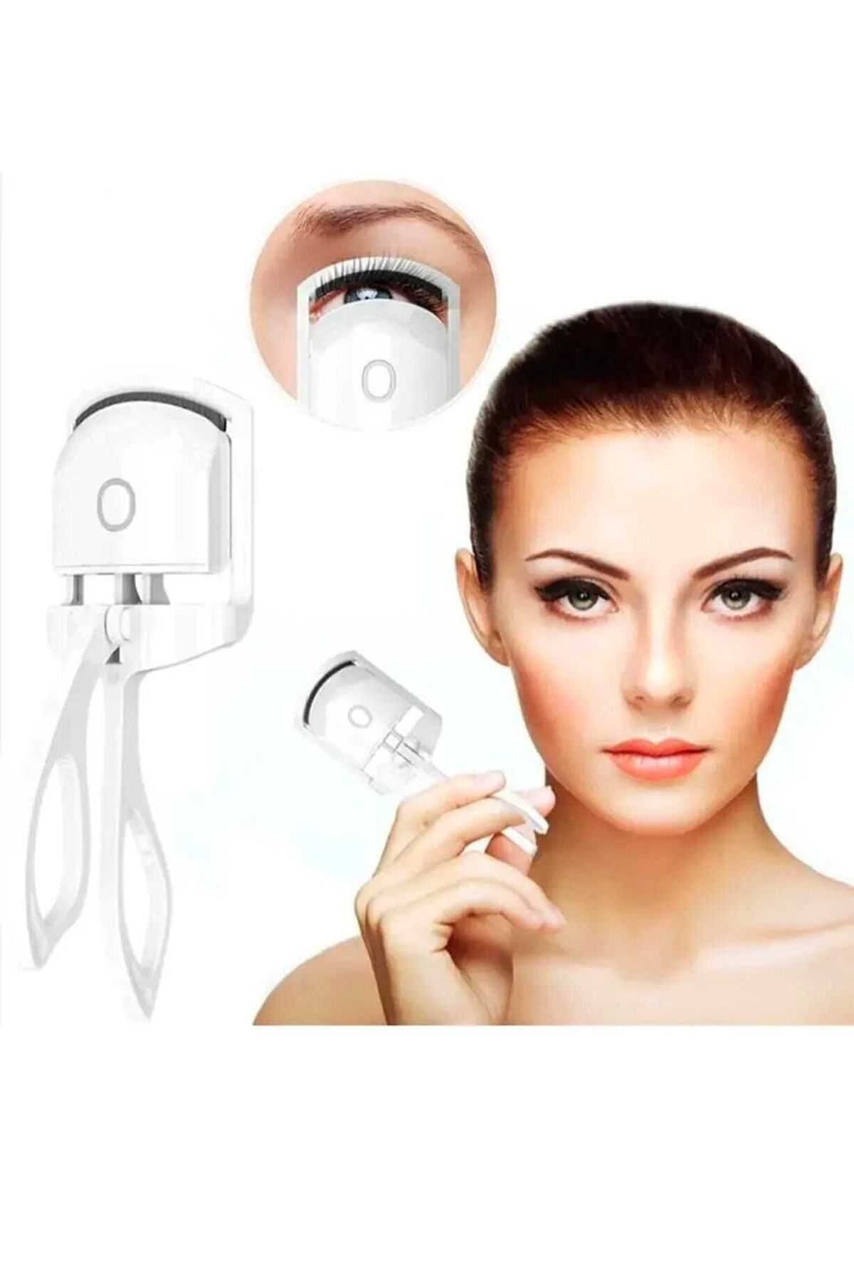 Rose Taşınabilir Elektrikli, Isıtmalı Kirpik Kıvırıcı
