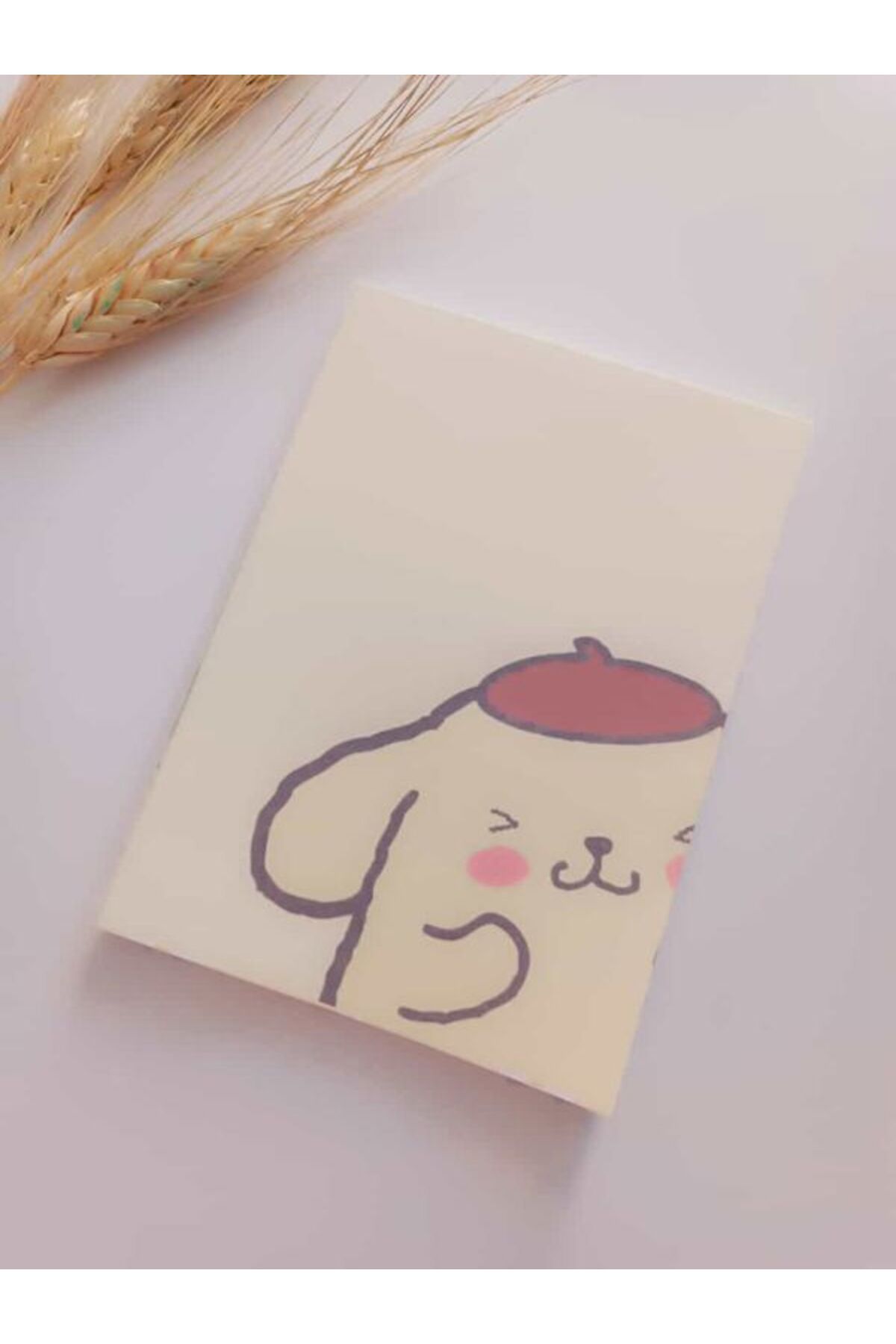 EyER Shoping-Sanrio A6 Size 40 Sheets Glue-on Checked Copart Notebook Yellow 1