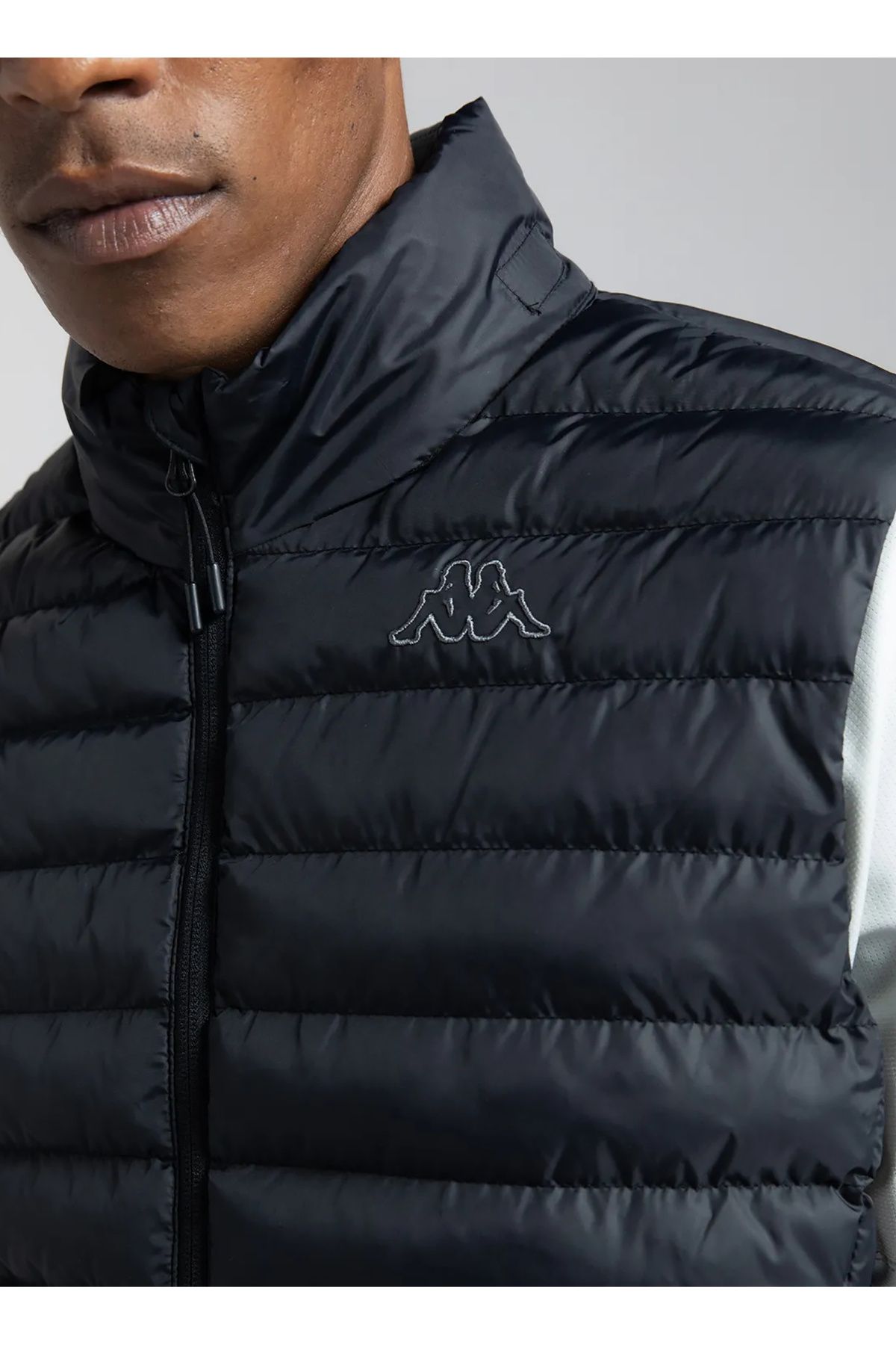 جلیقه مشکی مردانه 331H6LW LOGO ASTROVEST TK Kappa
