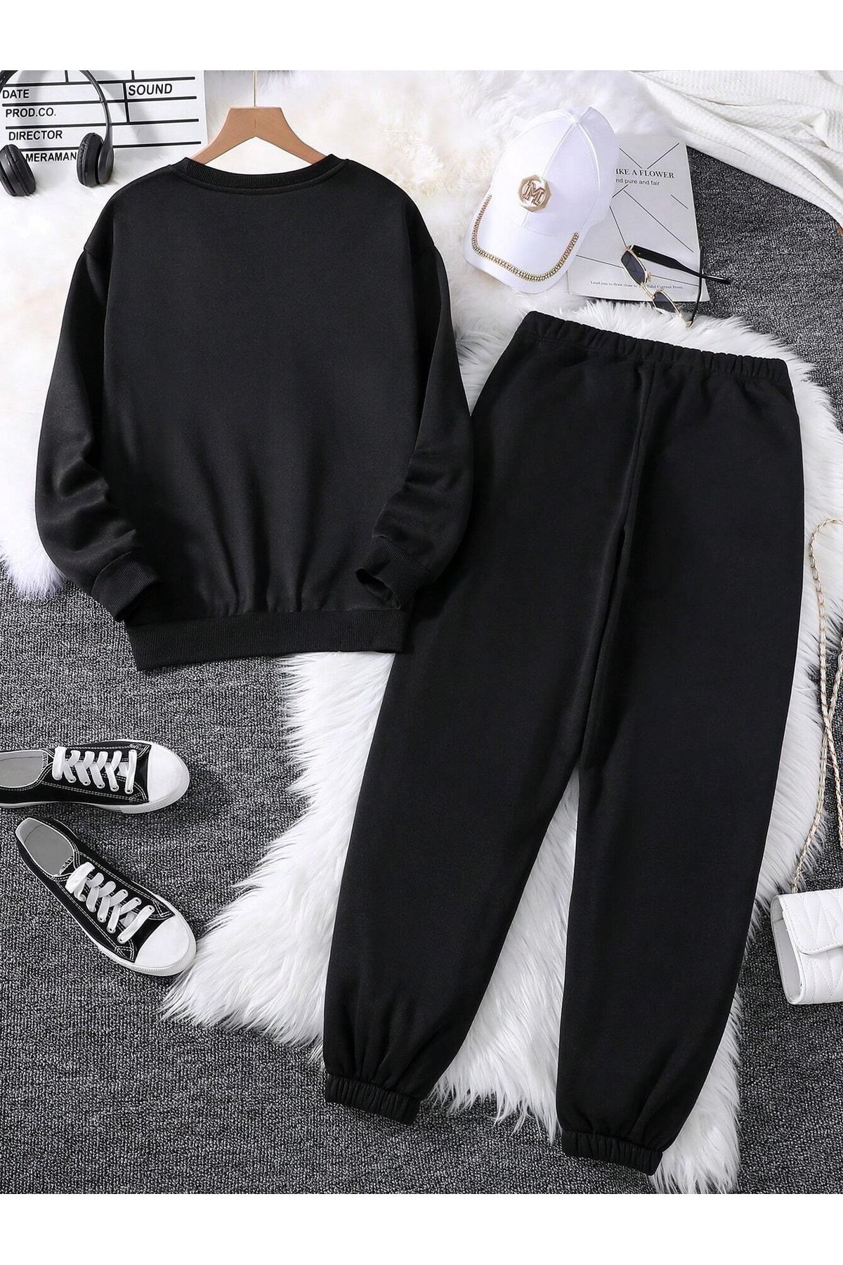 High waisted top tracksuit set