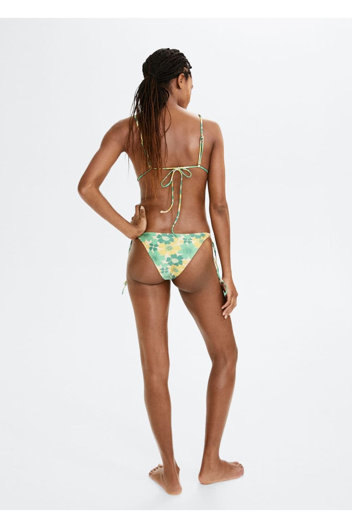 MANGO Woman-Top de bikini cu design triunghi 4