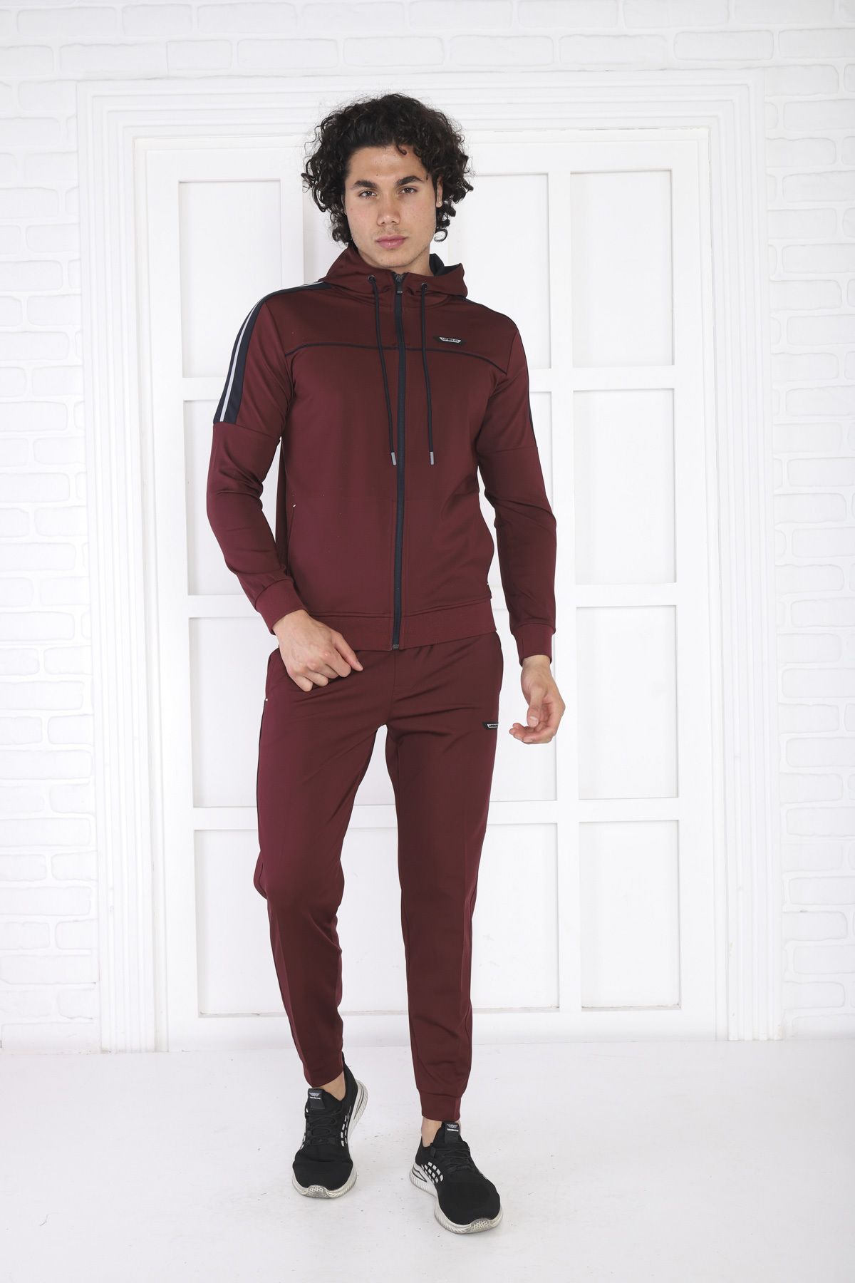 Maroon polo sweat sales suit