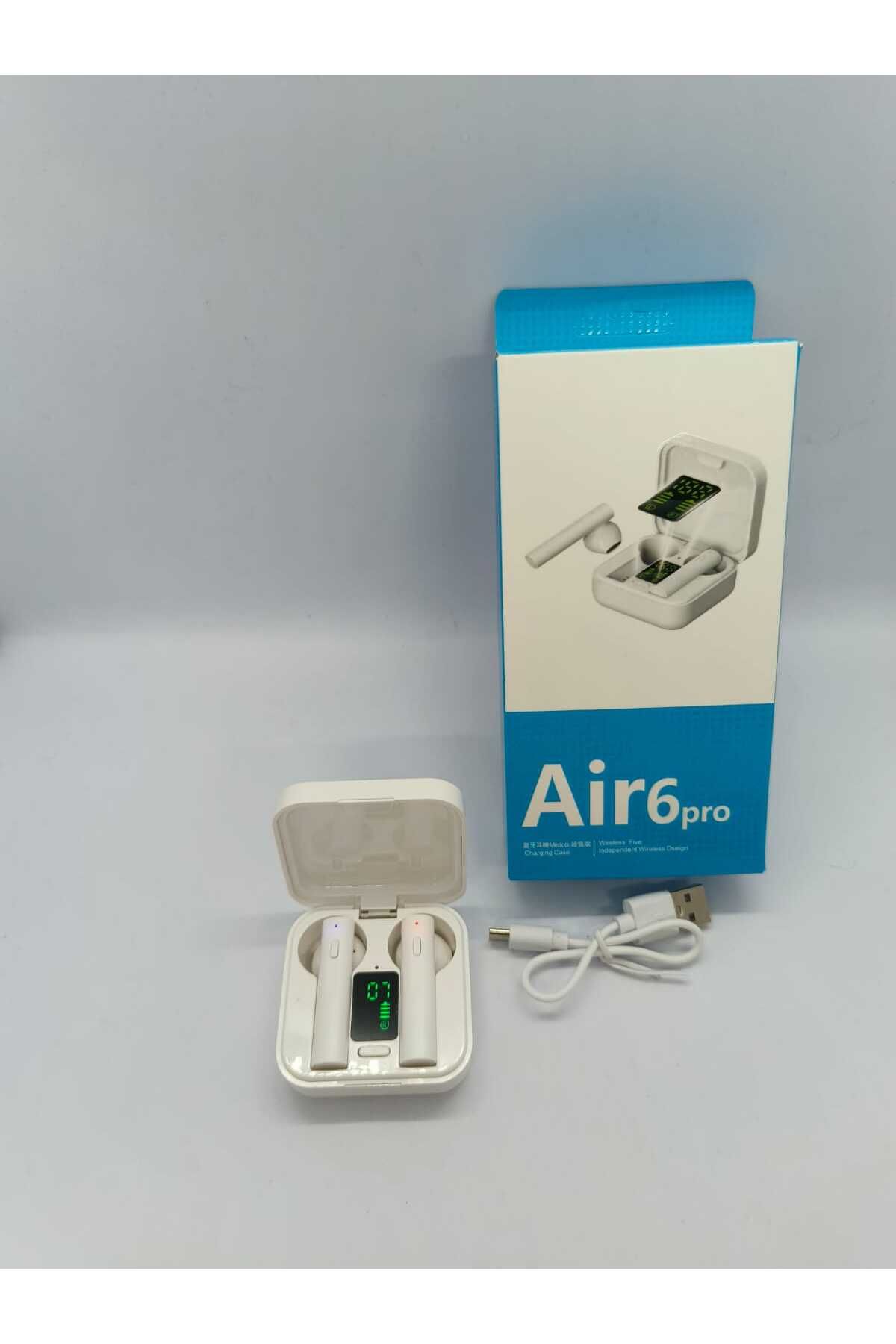 TekizTeknoloji Air6 Pro Bluetooth Kablosuz Kulakl k Beyaz Fiyat