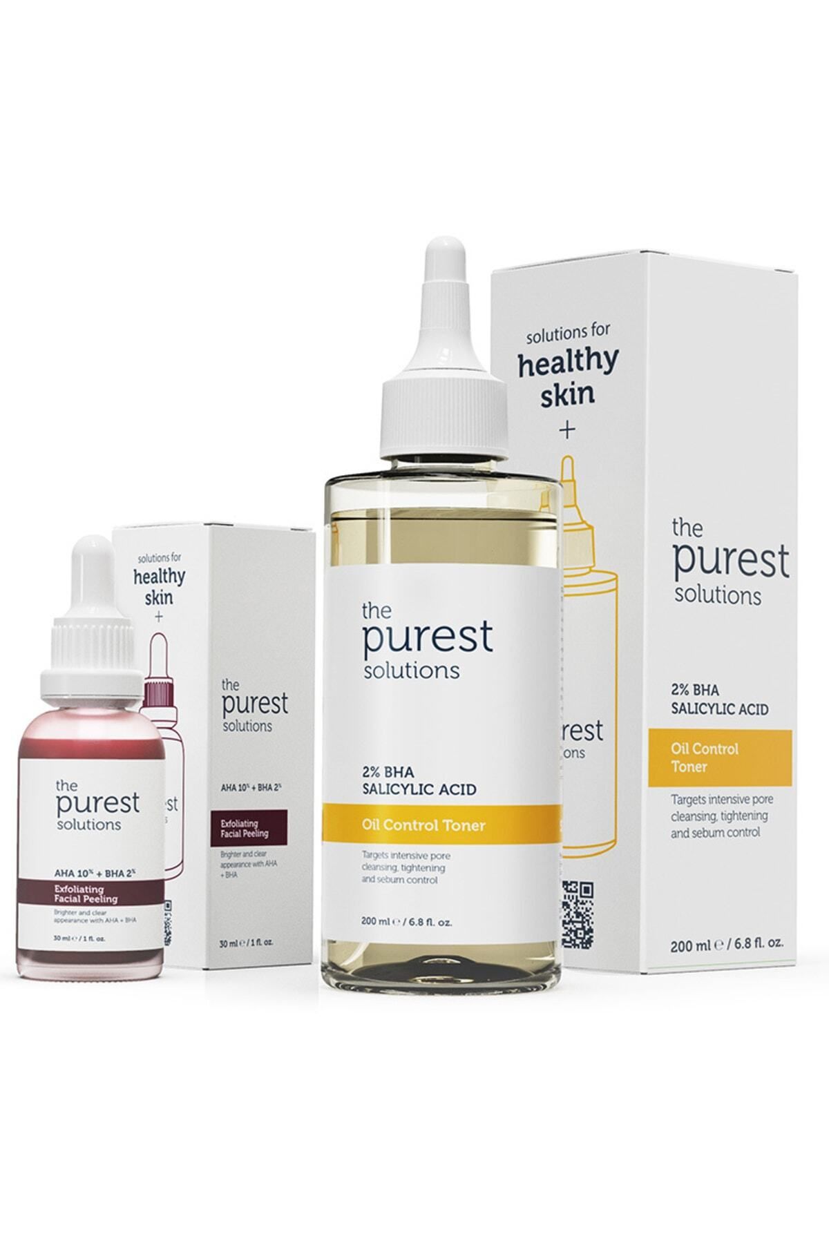 The Purest Solutions Yüksek Oranda Bha Içeren Cilt Bakım Seti (FİDDY METHODUNA UYGUN)