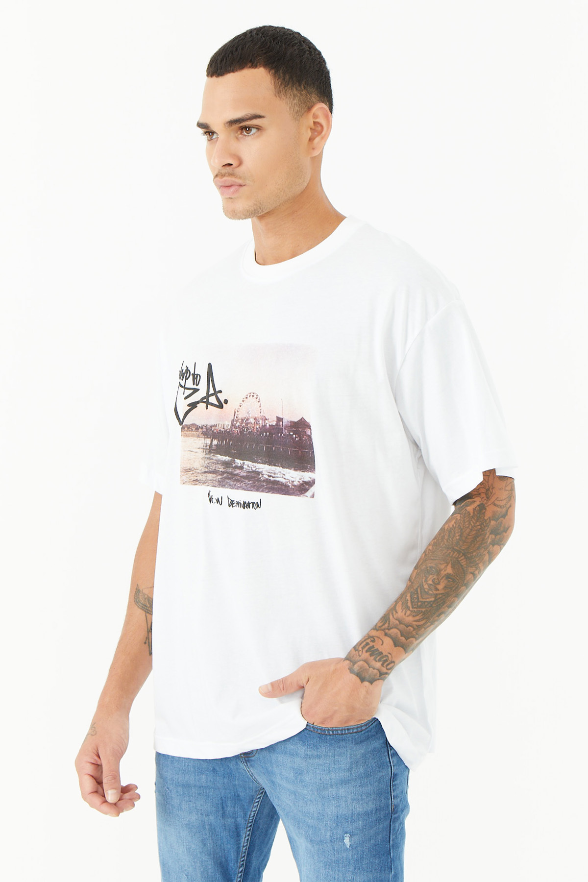 PAULMARK  ERKEK BİSİKLET YAKA T-SHIRT R-8710 - Görsel 3