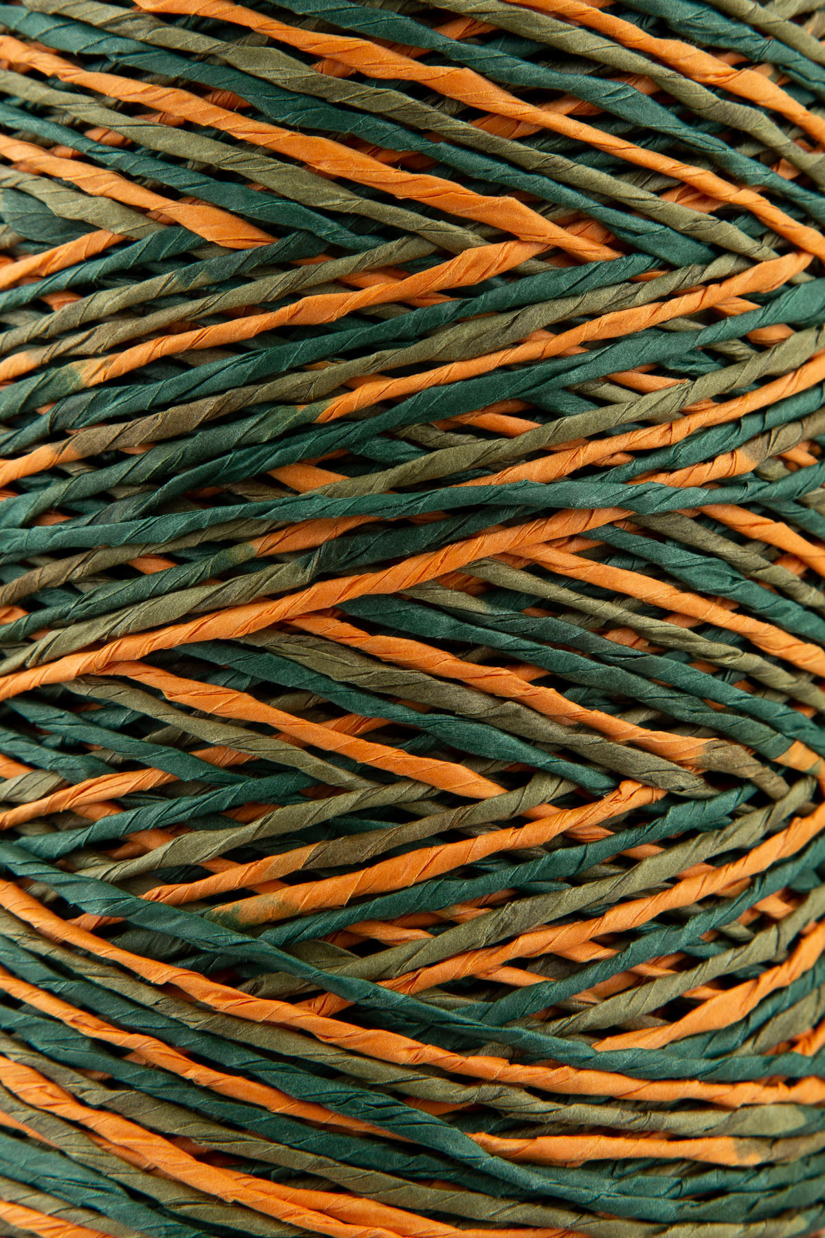 SENSY Premium Çok Renkli Ebruli 170M Doğal Kağıt İp, Hasır Kağıt İplik ...