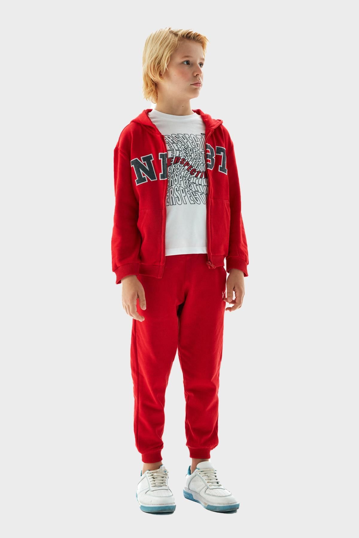 Red tracksuit shop kids