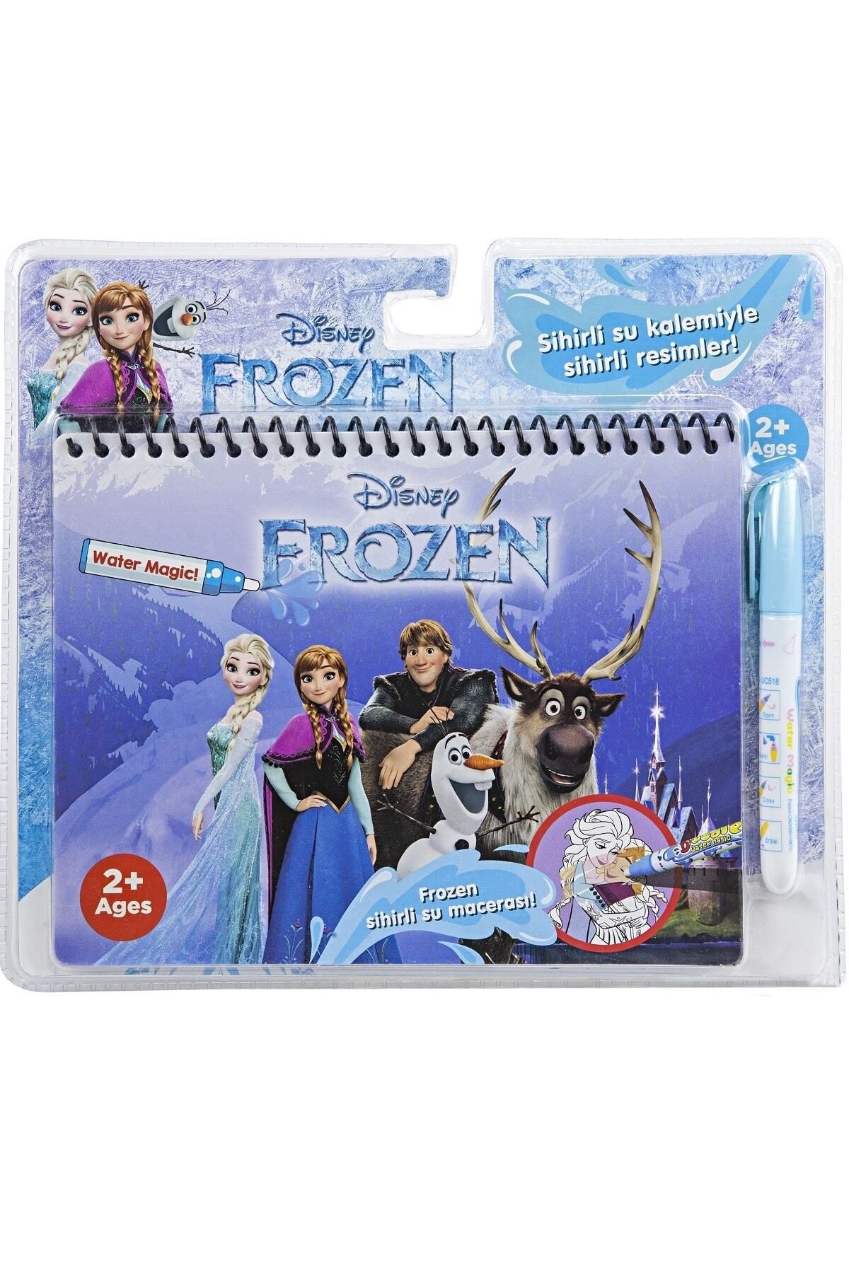 Disney Elsa Anna Frozen Karlar Ülkesi Sihirli Boyama Kitabı Özel Sulu Kalem Ile Water Painting