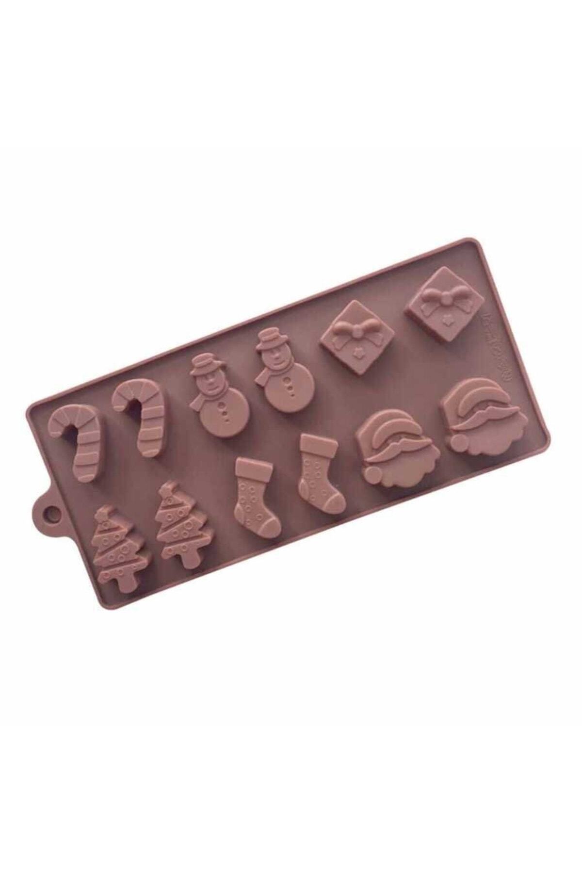 Silicone Christmas Ice Cream and Chocolate Mold (YLB-22) Silicone 1 Piece Standard Multi-Color CN Food with t