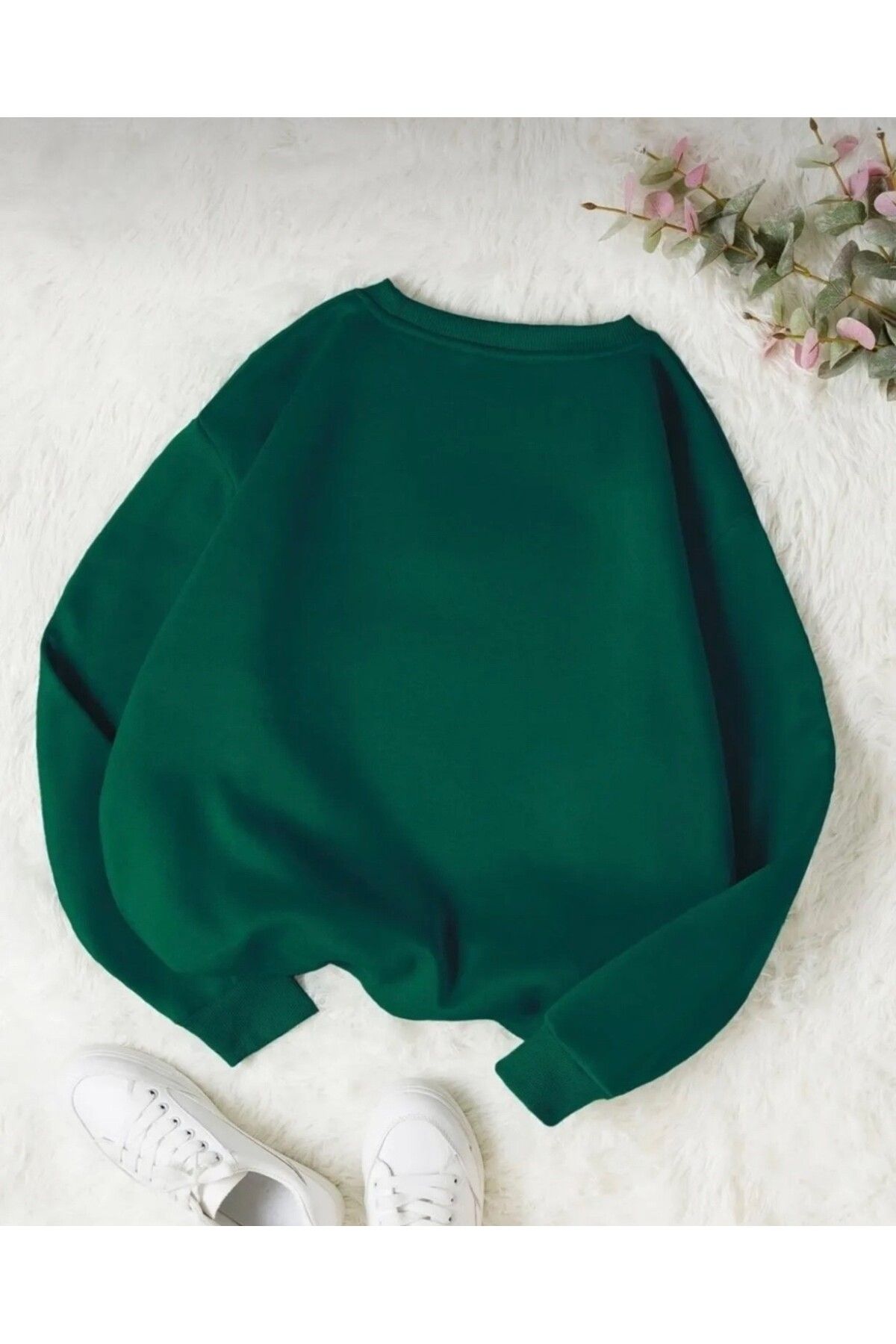 Emerald green crewneck store