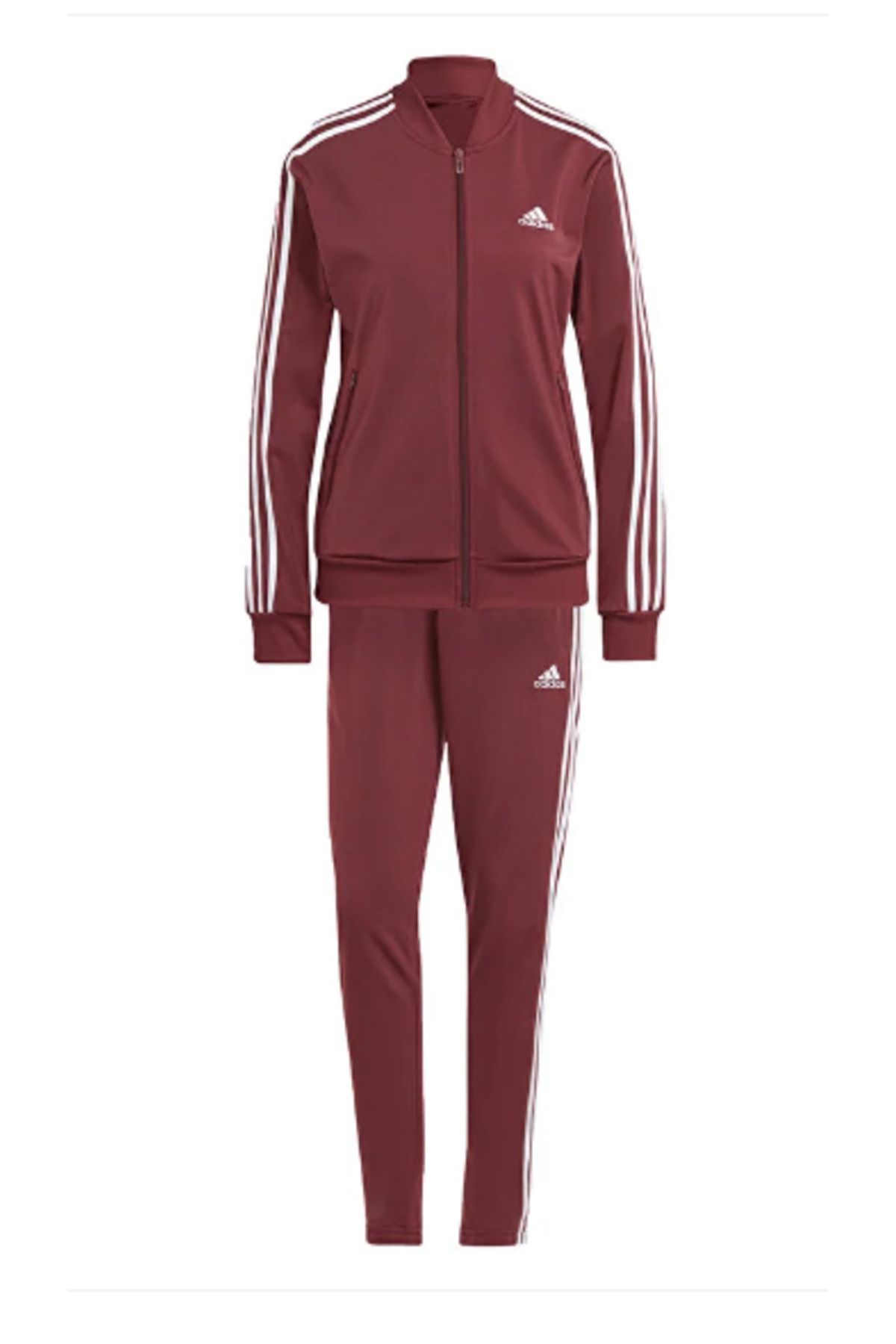 Womens burgundy adidas tracksuit shop