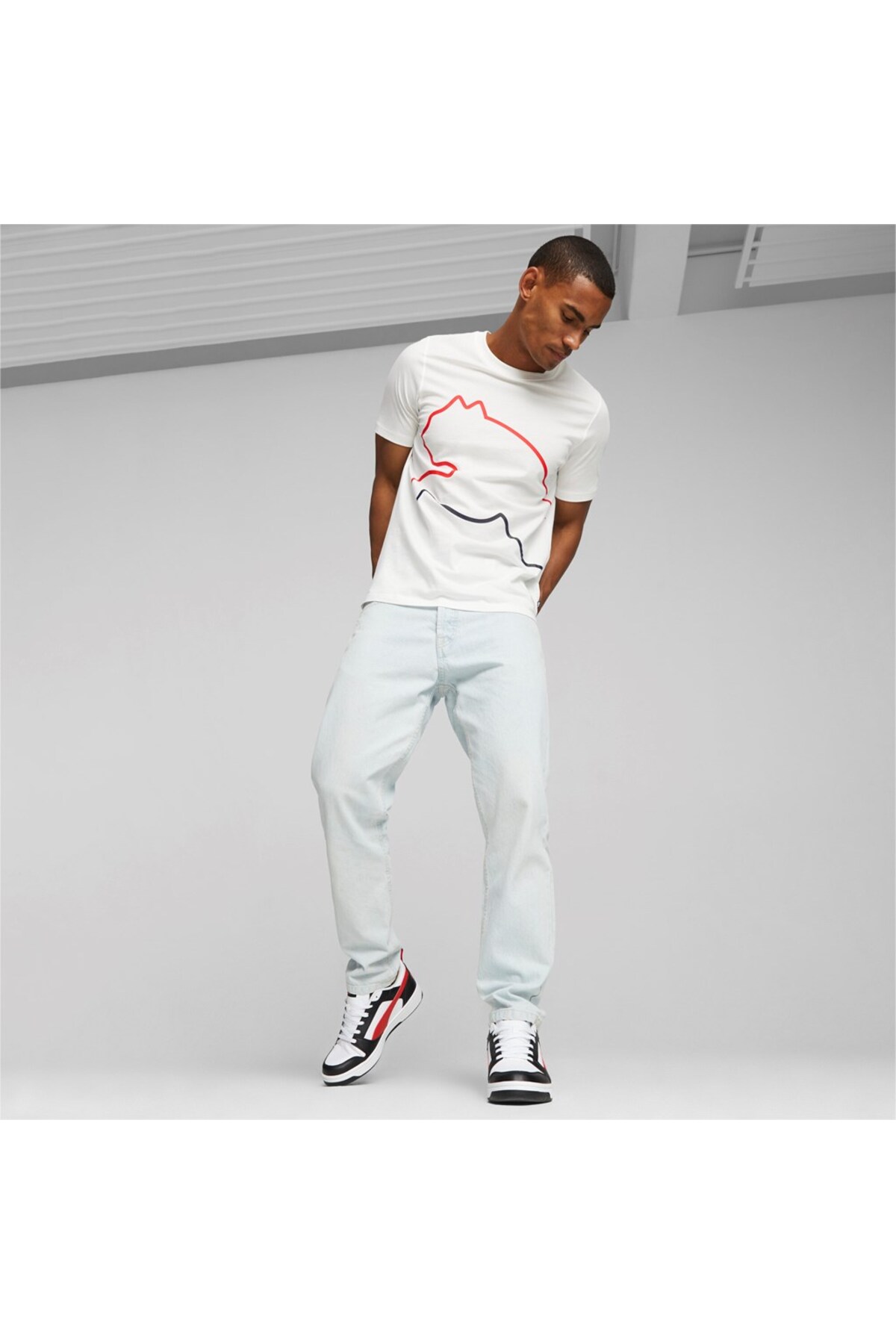 اسنیکر مردانه سفید پوما | 39232804_BEY اورجینال - تصویر 4