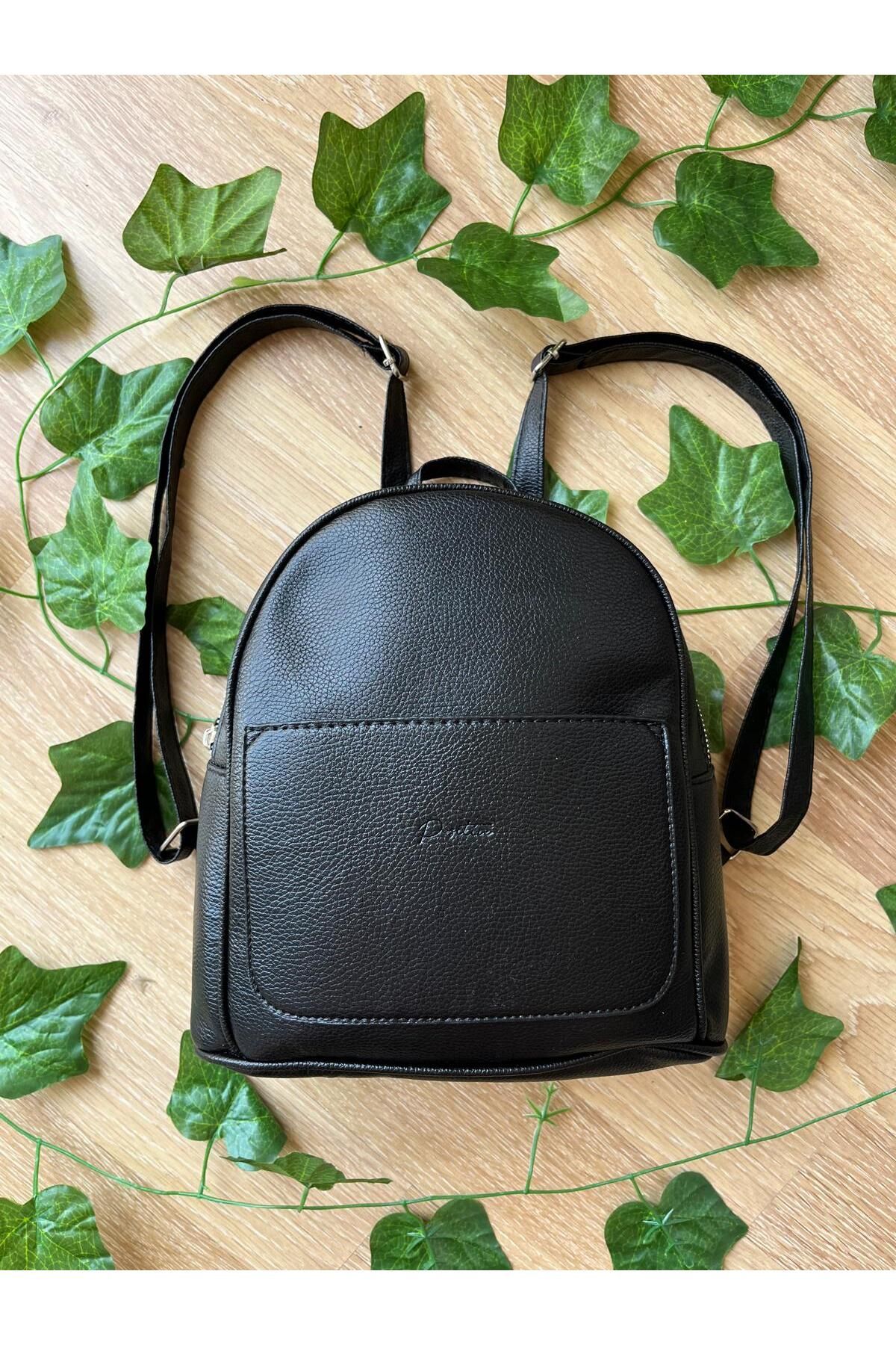 Black top stylish backpack