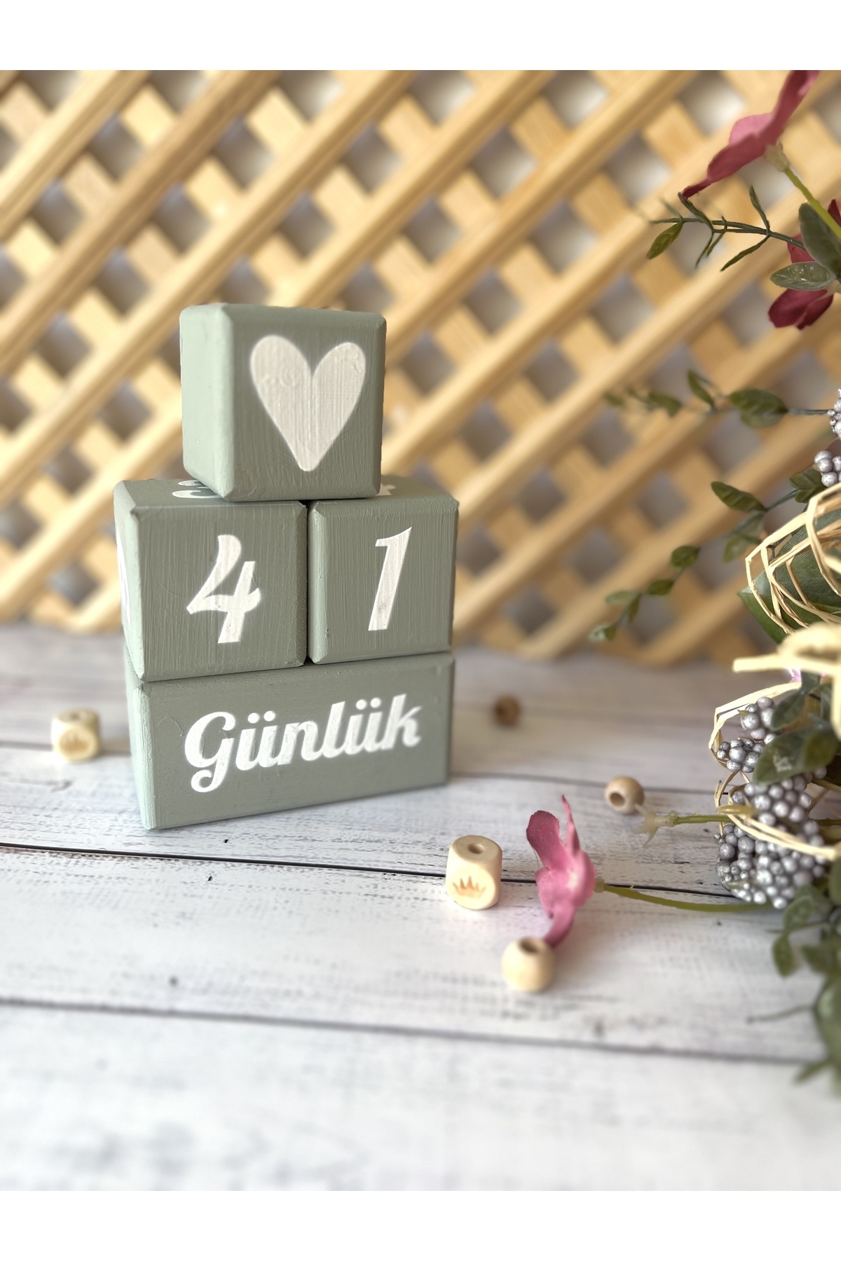 mogokids Bebek anı küpü seti