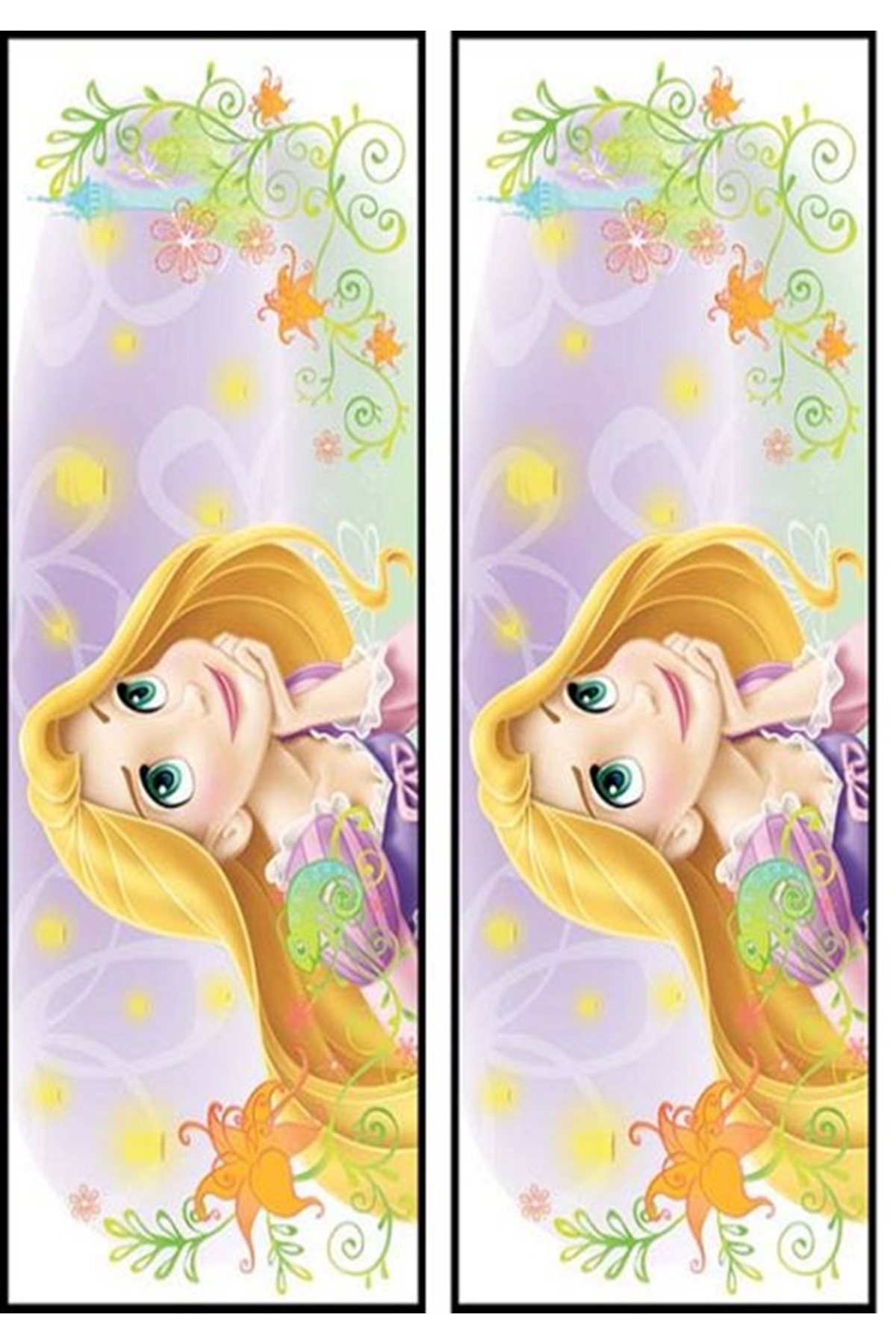 hediyehobihersey Yan Dekor Rapunzel Şekerli Kağıda Baskı