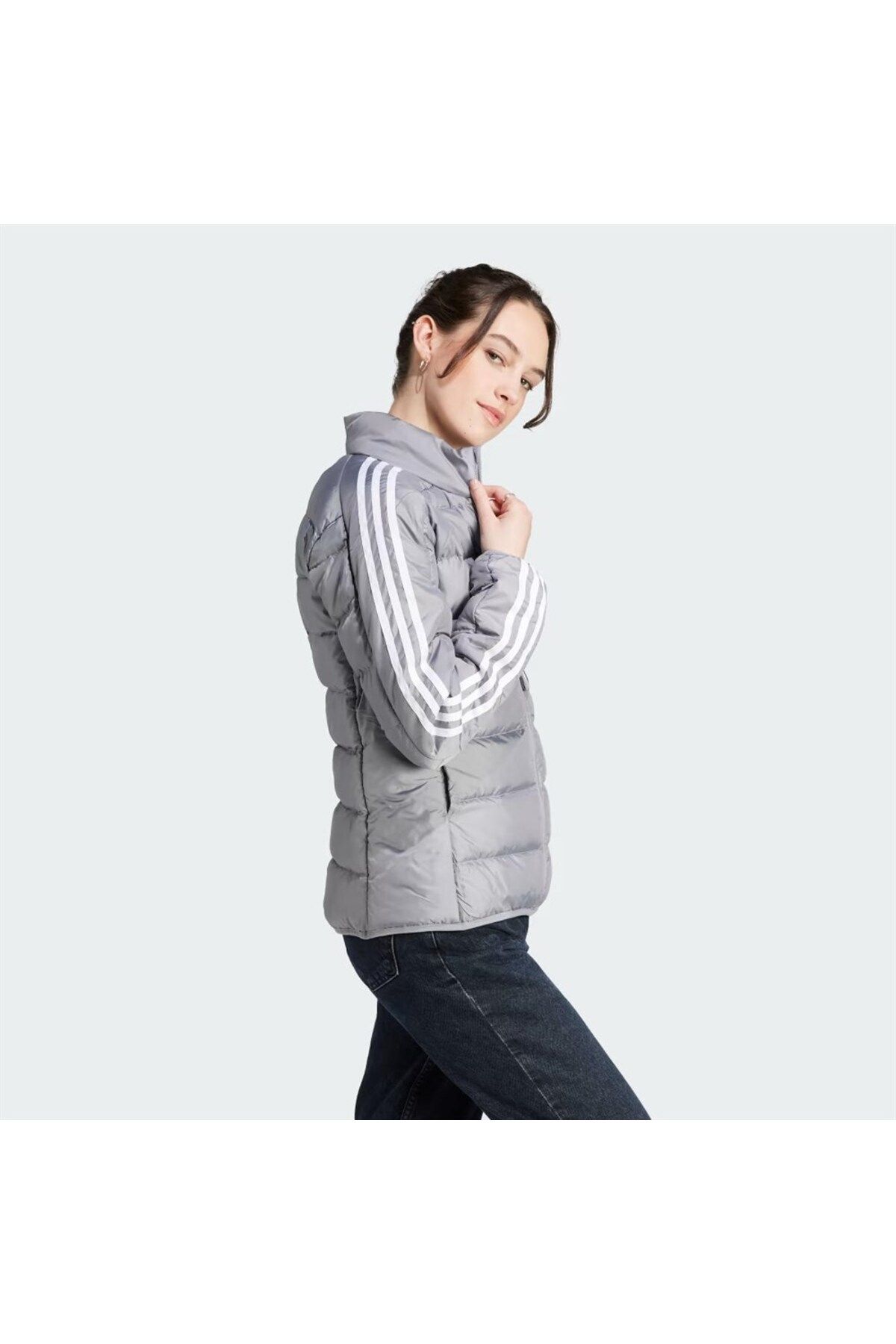 Adidas essentials 3 stripe womens hooded jacket shop