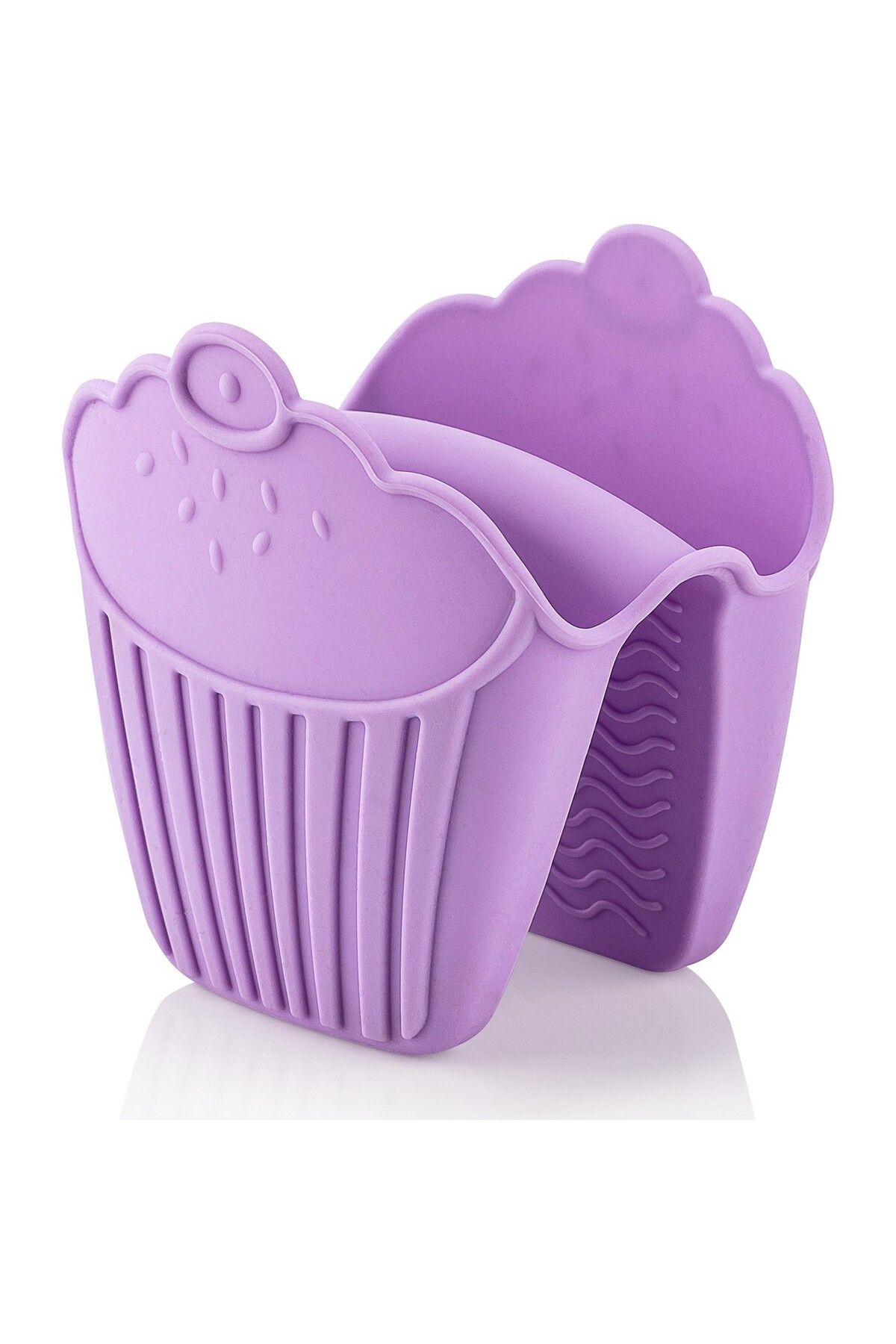 alpanya-Cupcake Patterned Silicone Oven Pot Pan Handling Gloves 3
