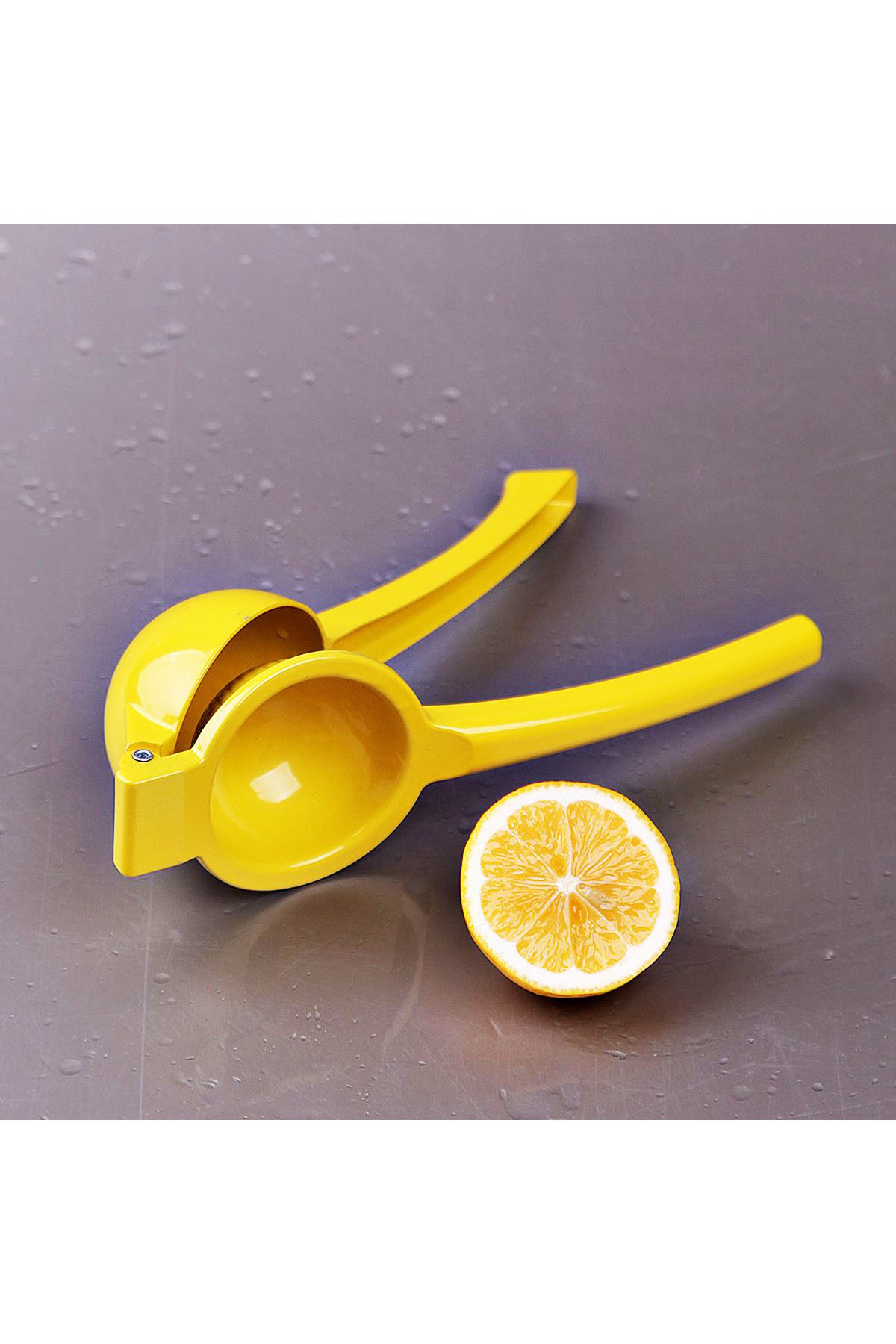 armazenar-Practical Lemonator Cast Iron Lemon Citrus Juicer with Strainer 3